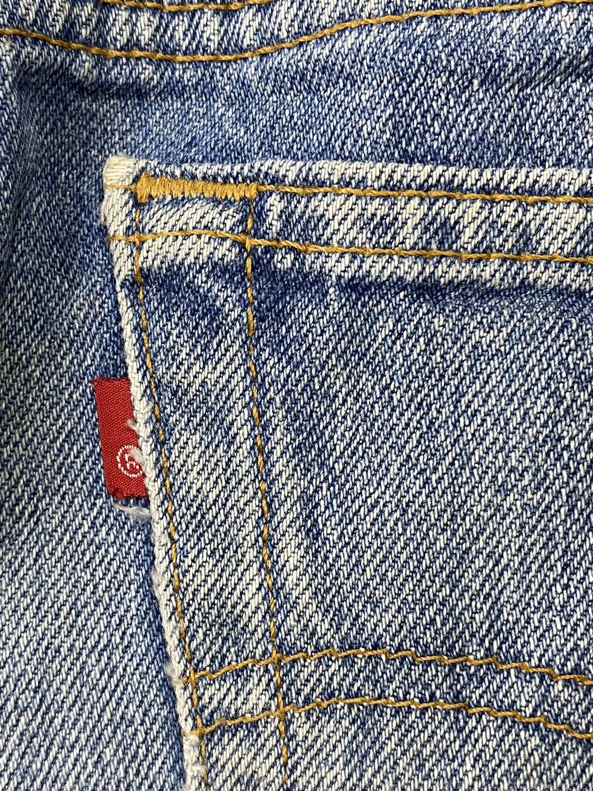 Jean × Levi's × Vintage size 32x29 vintage 90s levis 501 blue wash jeans pant Size US 32 / EU 48 - 5 Thumbnail