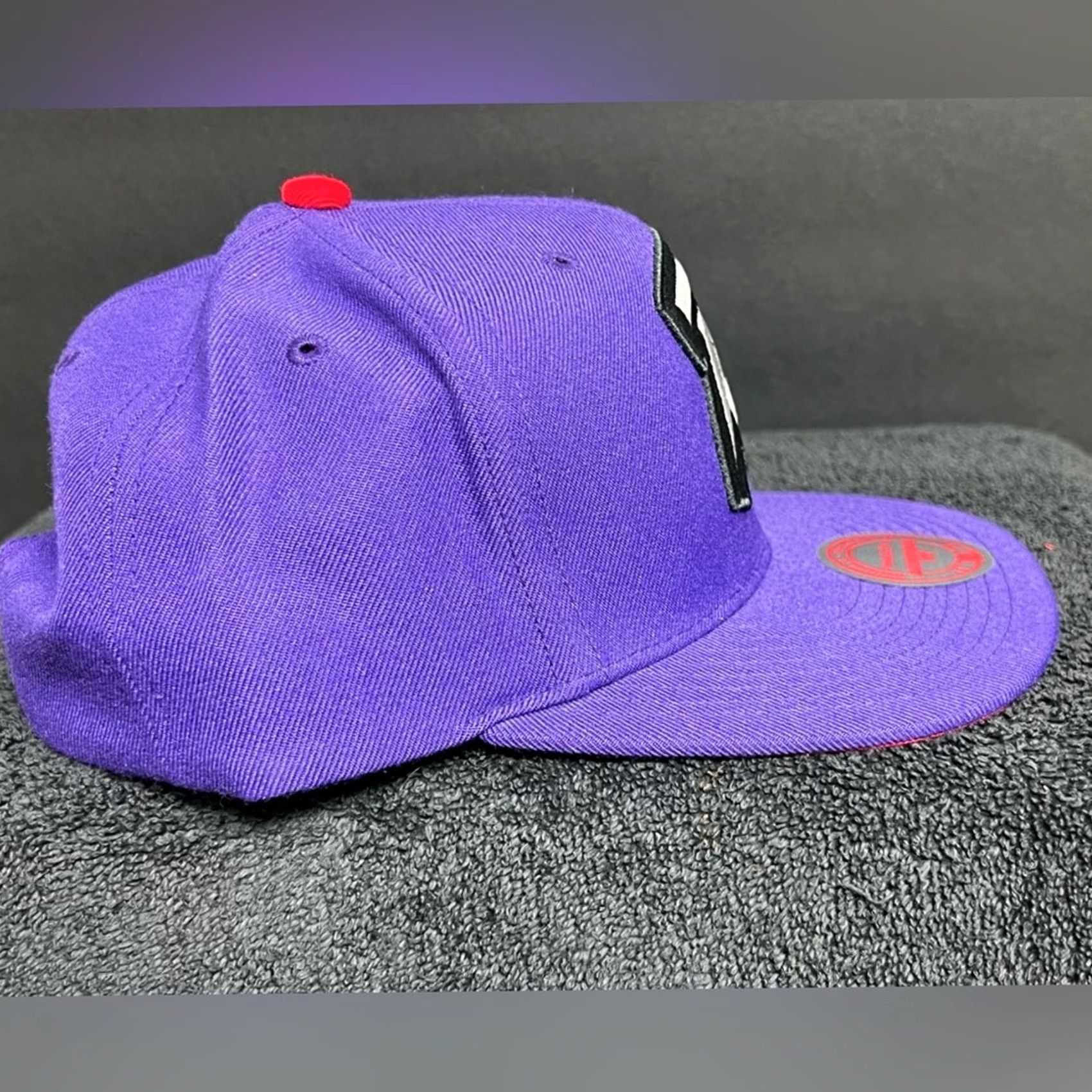 Mitchell & Ness Mitchell & Ness Purple NBA Toronto Raptors HWC Core Snapback OSFA Mens Size ONE SIZE - 6 Thumbnail