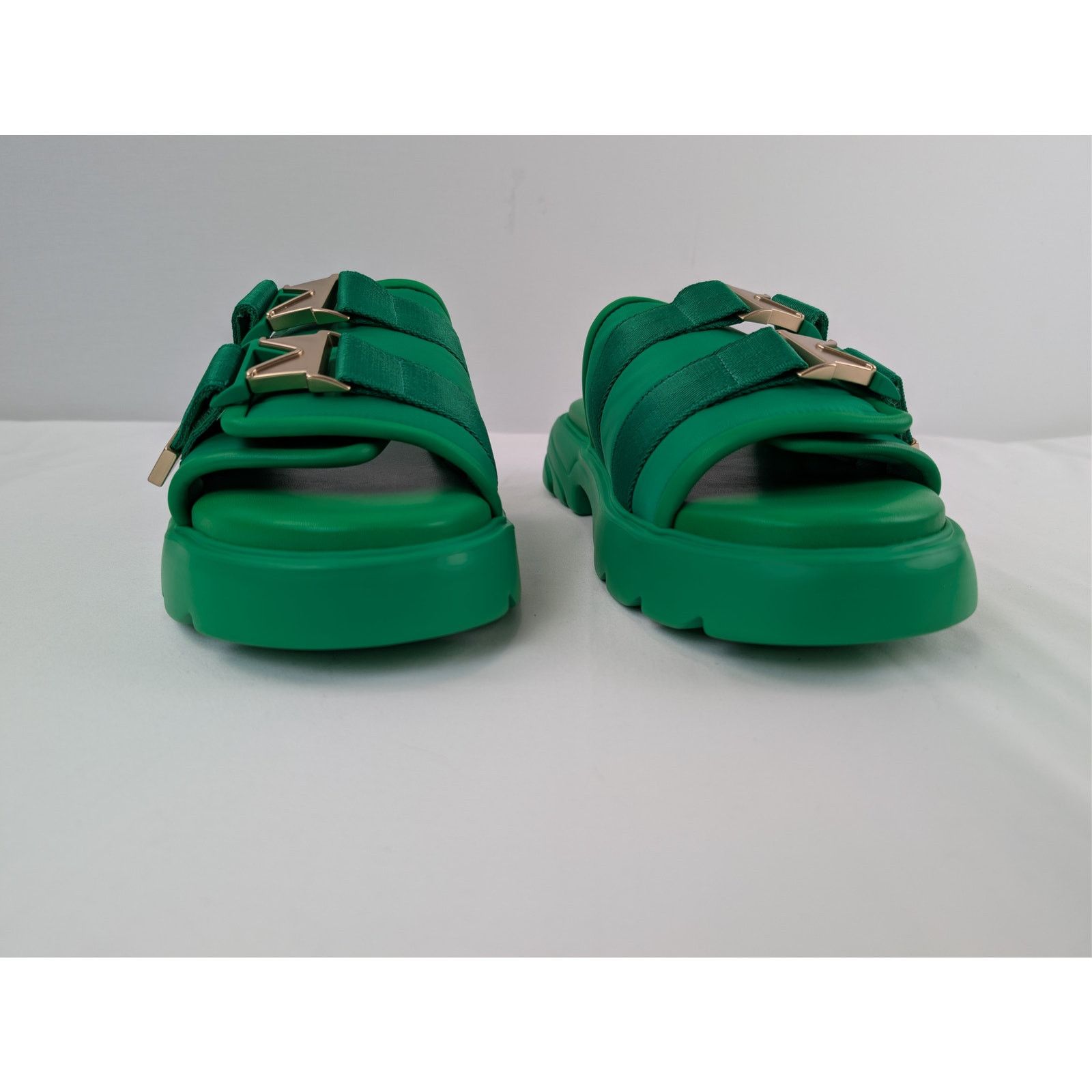 Bottega Veneta o1rshd1 Bomber Flash Sandal in Grass/Green Size US 12 / EU 45 - 5 Thumbnail