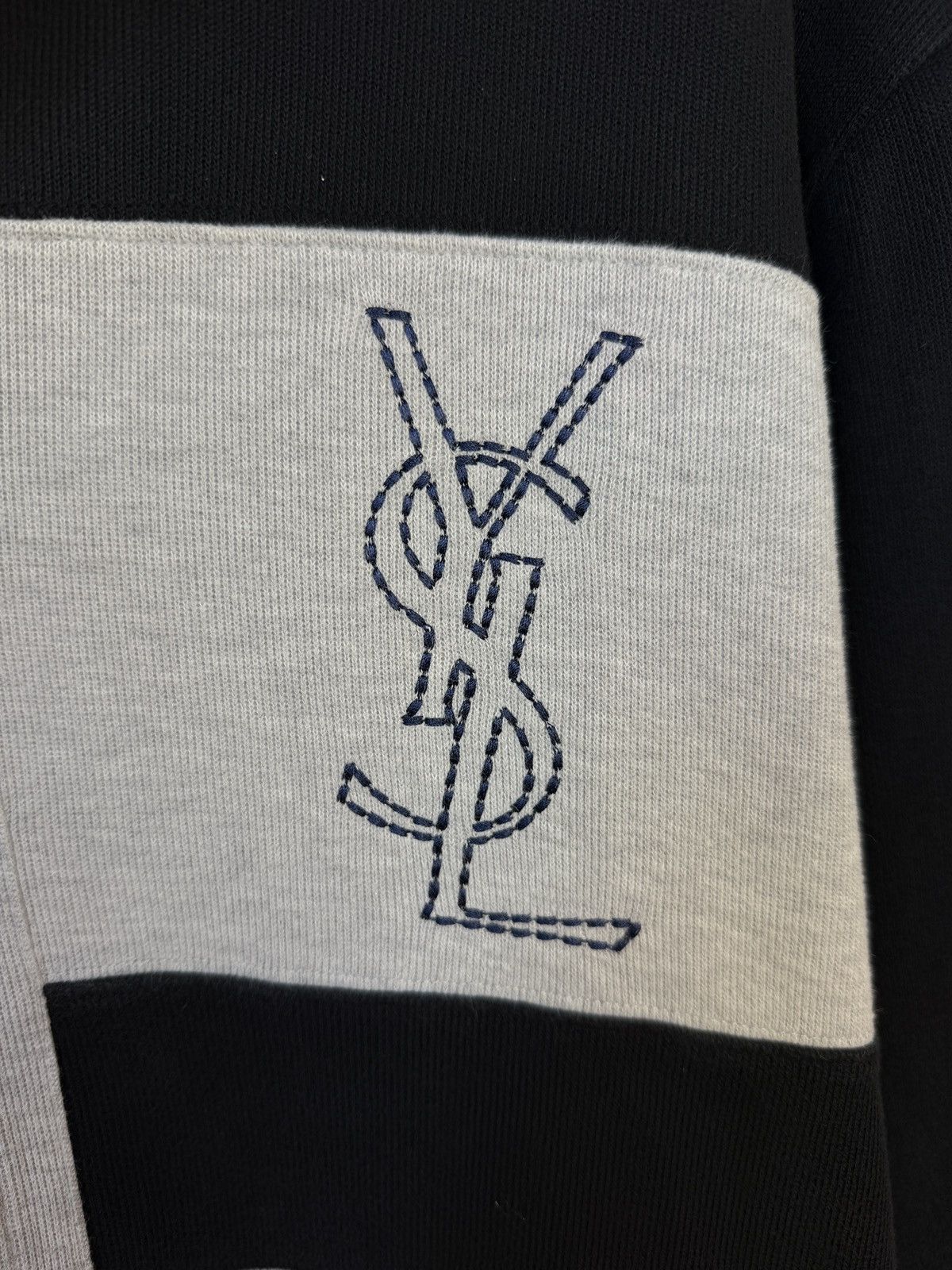 Vintage 90s Yves Saint Laurent Vintage Zip Sweatshirt Size US L / EU 52-54 / 3 - 8 Thumbnail