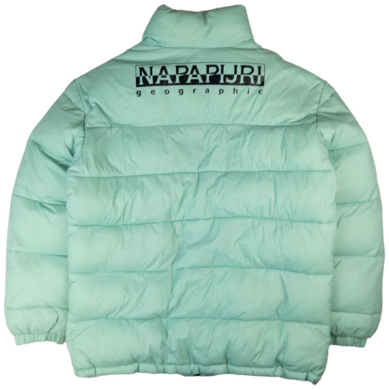 Napapijri Vintage Napapijiri Georgraphic Zip Up Puffer Jacket Size L Size US L / EU 52-54 / 3 - 1 Thumbnail