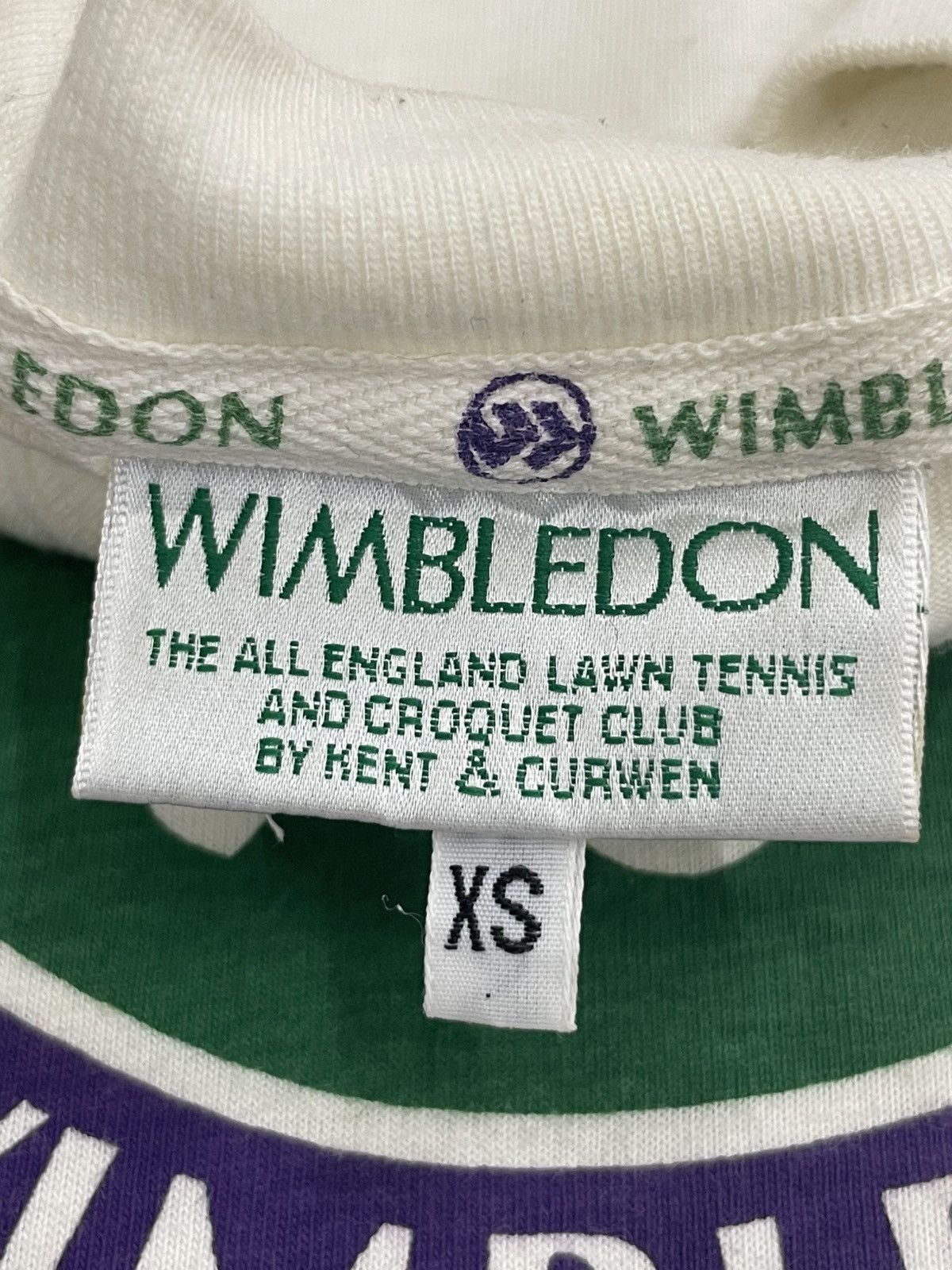 Vintage Wimbledon England Lawn Tennis by Kent & Curwen England Made Size US XS / EU 42 / 0 - 7 Thumbnail