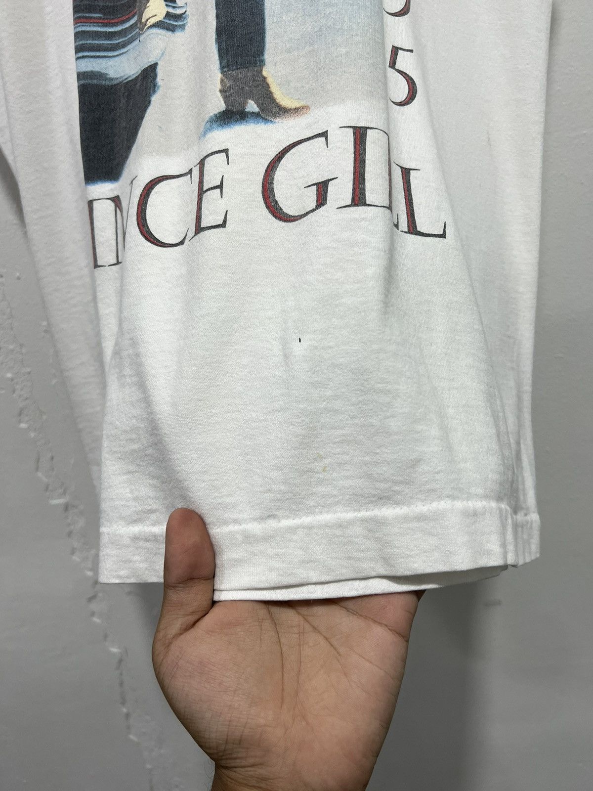 Band Tees × Vintage Vintage 90’s Vince Gill Tour Tshirt Size US L / EU 52-54 / 3 - 4 Thumbnail