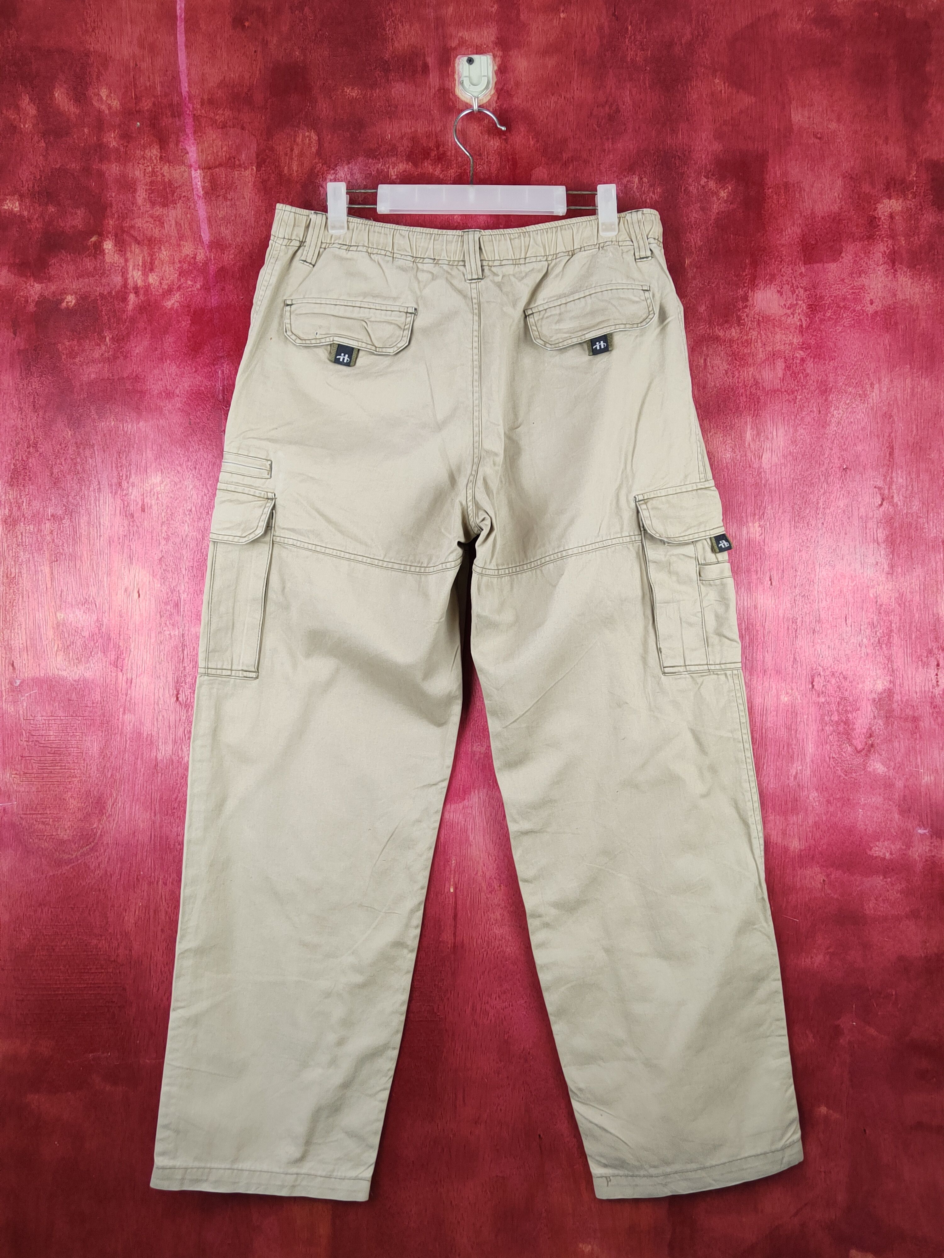 Hanes × Japanese Brand Hanes Beige Multipocket Tactical Cargo Pants #S1484 Size US 32 / EU 48 - 8 Thumbnail
