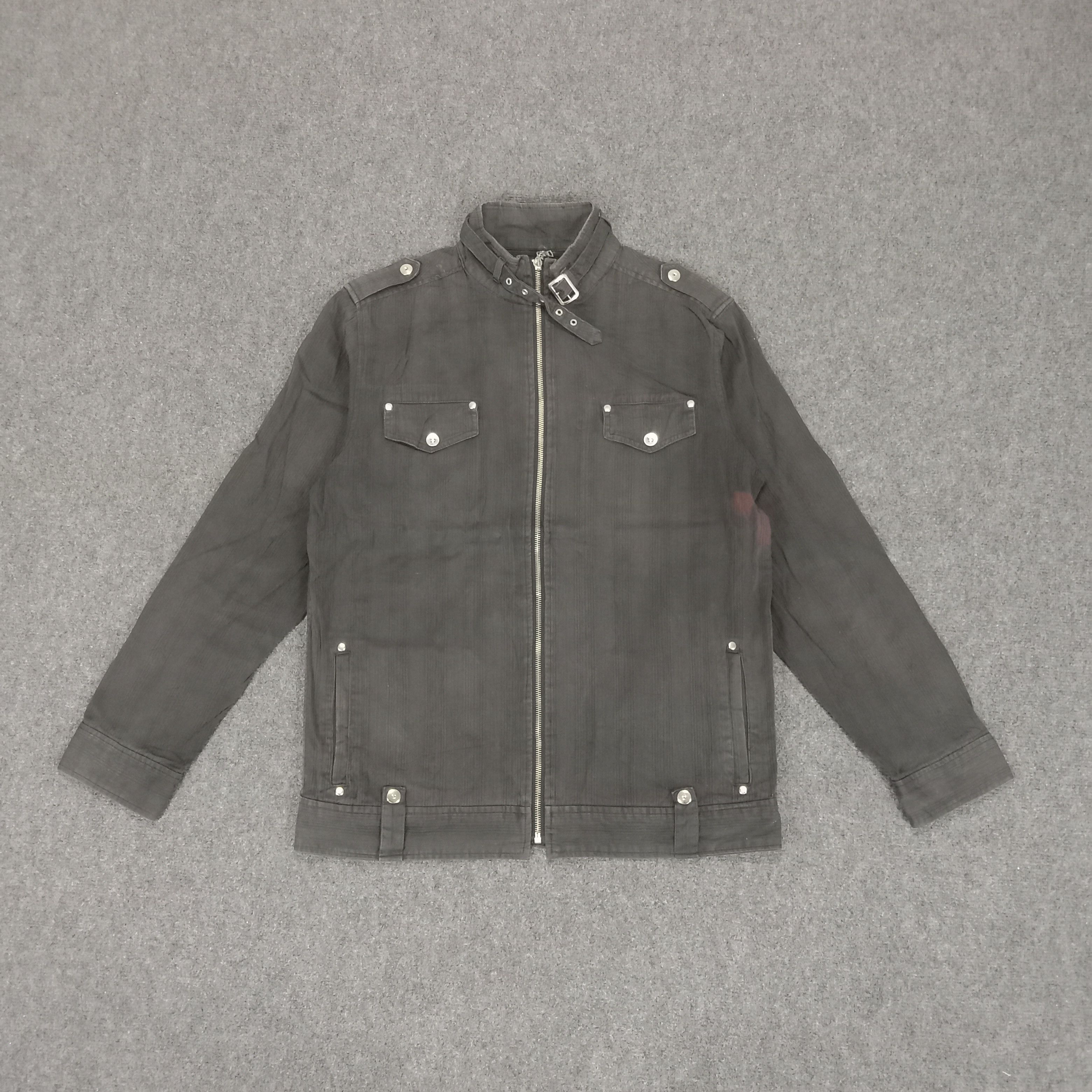 Vintage × Vision Streetwear Vision Streetwear Punk Style Skull Custom Art Jacket Size US M / EU 48-50 / 2 - 5 Thumbnail