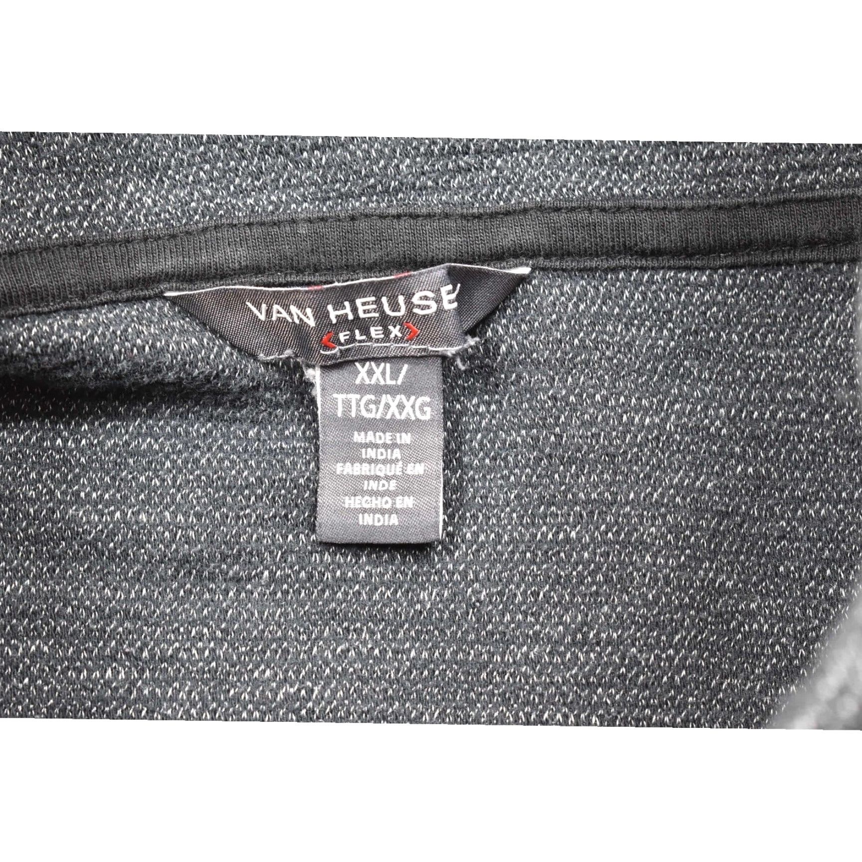Van Heusen Van Heusen Flex Men's Sweater Gray Half-Zip Size XXL Pullover Size US XXL / EU 58 / 5 - 7 Thumbnail