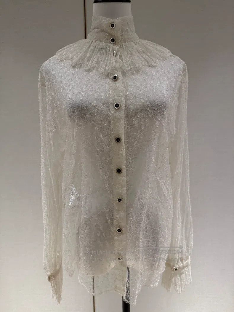 Chanel Chanel 21A spring and summer hollow lace high-necked long Size XS / US 0-2 / IT 36-38 - 1 Thumbnail