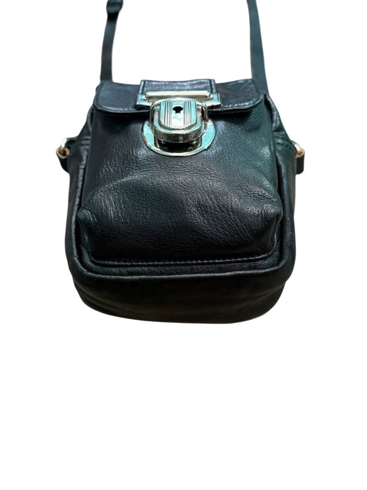 Yohji Yamamoto YSACCS YOHJI YAMAMOTO LEATHER MINI CROSSBODY BAG Size ONE SIZE - 6 Thumbnail
