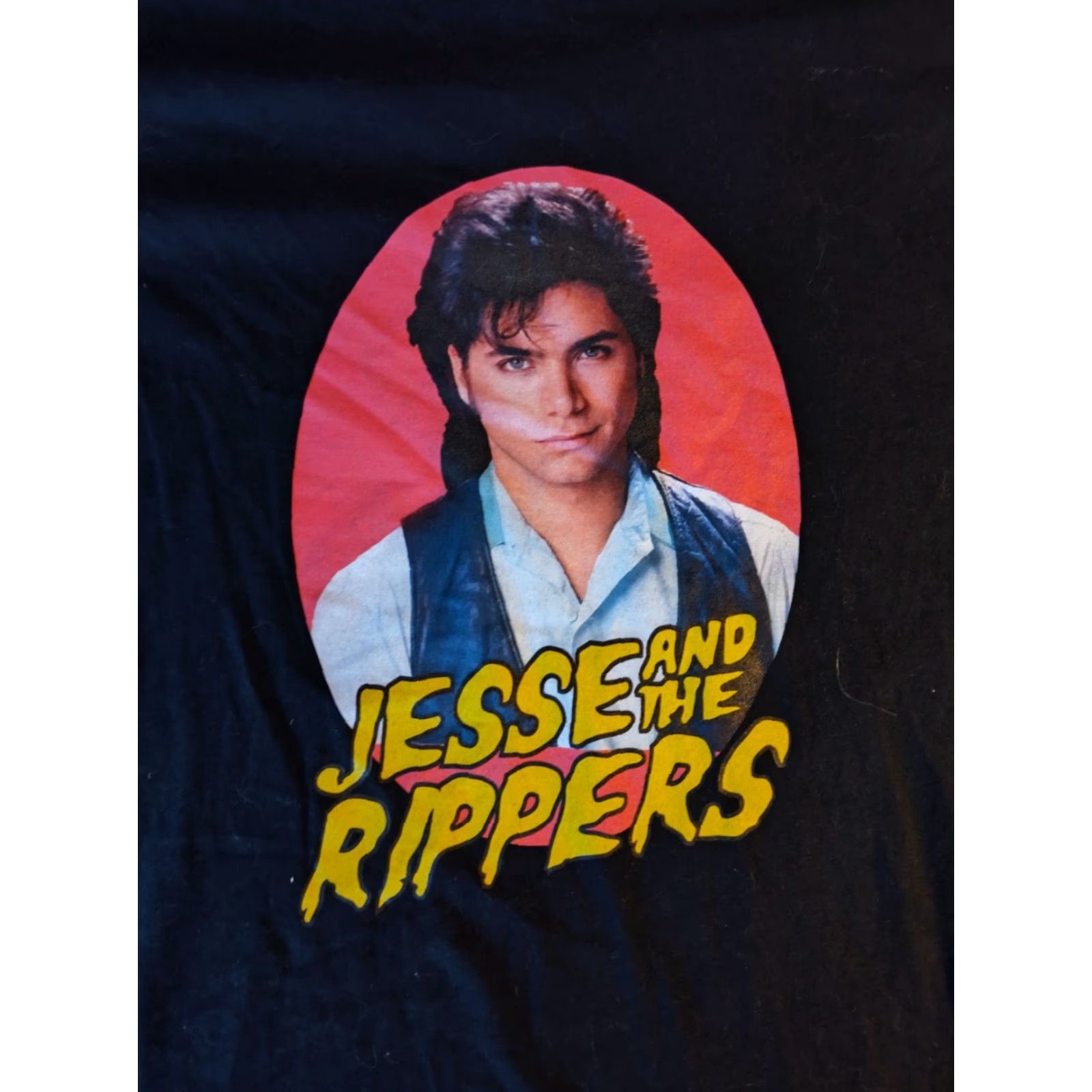 Gildan Jesse And The Rippers T-shirt Full House Uncle Jesse Tanner Family Gildan Black L Short Sleeve Men T-Shirt Vintage: No Size US L / EU 52-54 / 3 - 3 Thumbnail