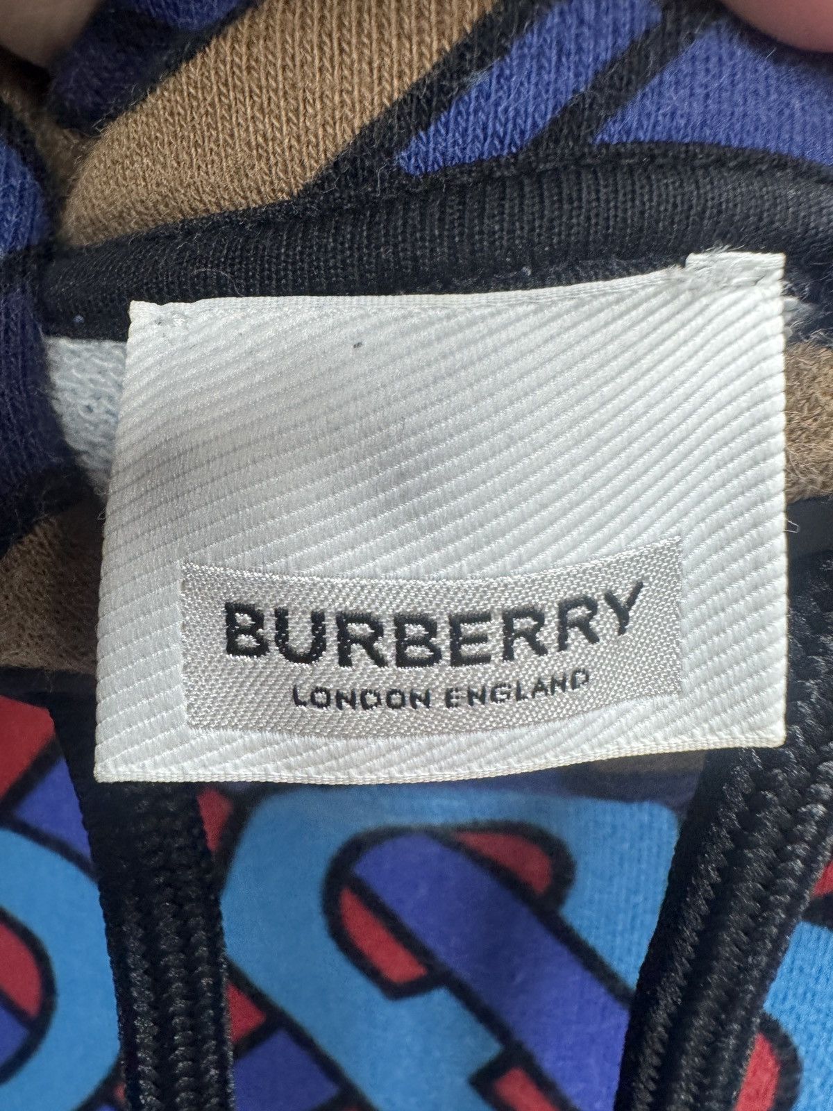 Burberry Burberry Multilcolor TB Logo Hoodie Size US XL / EU 56 / 4 - 4 Thumbnail