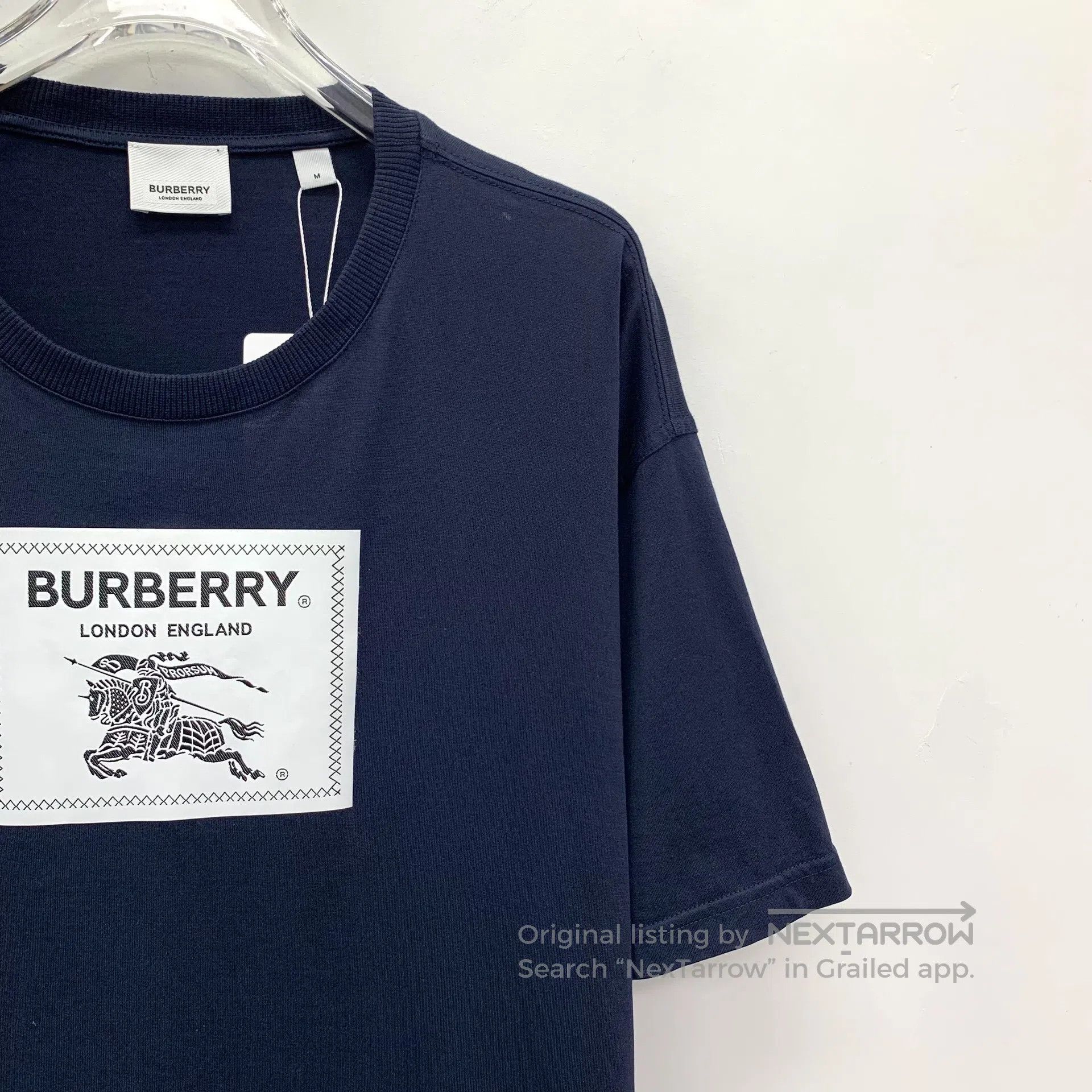 Burberry Burberry Dark blue patchwork cotton round neck short sleev Size US M / EU 48-50 / 2 - 3 Thumbnail