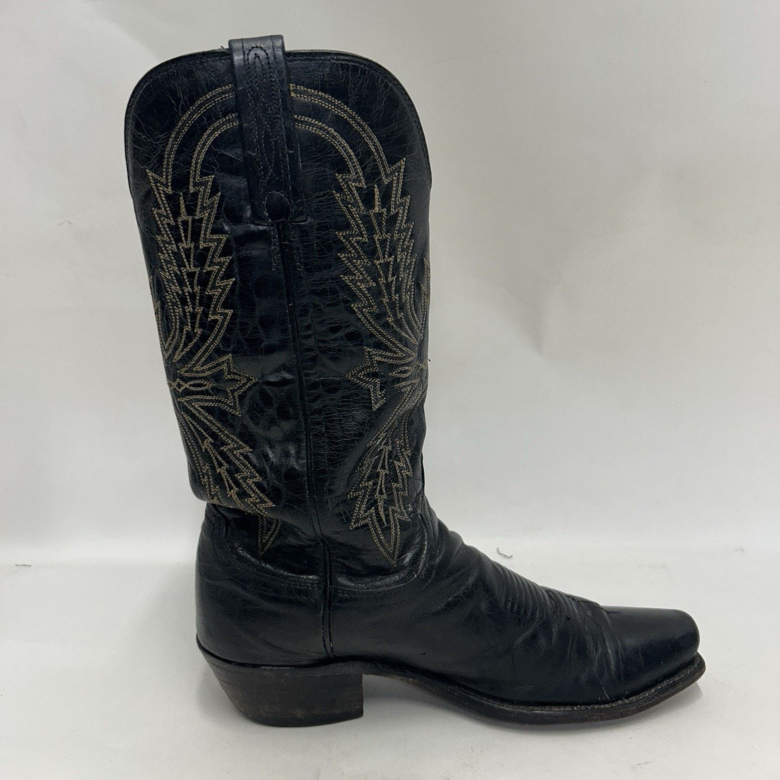 Lucchese Lucchese 1883 Crayton Mad Dog Cowboy Boots “Black White” Size US 8 / EU 41 - 7 Thumbnail