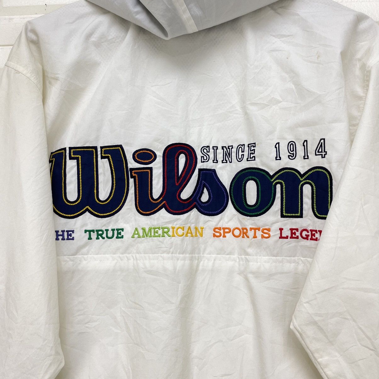 Wilson Wilson Colourful Spellout Logo Hooded Jacket Size US M / EU 48-50 / 2 - 9 Thumbnail
