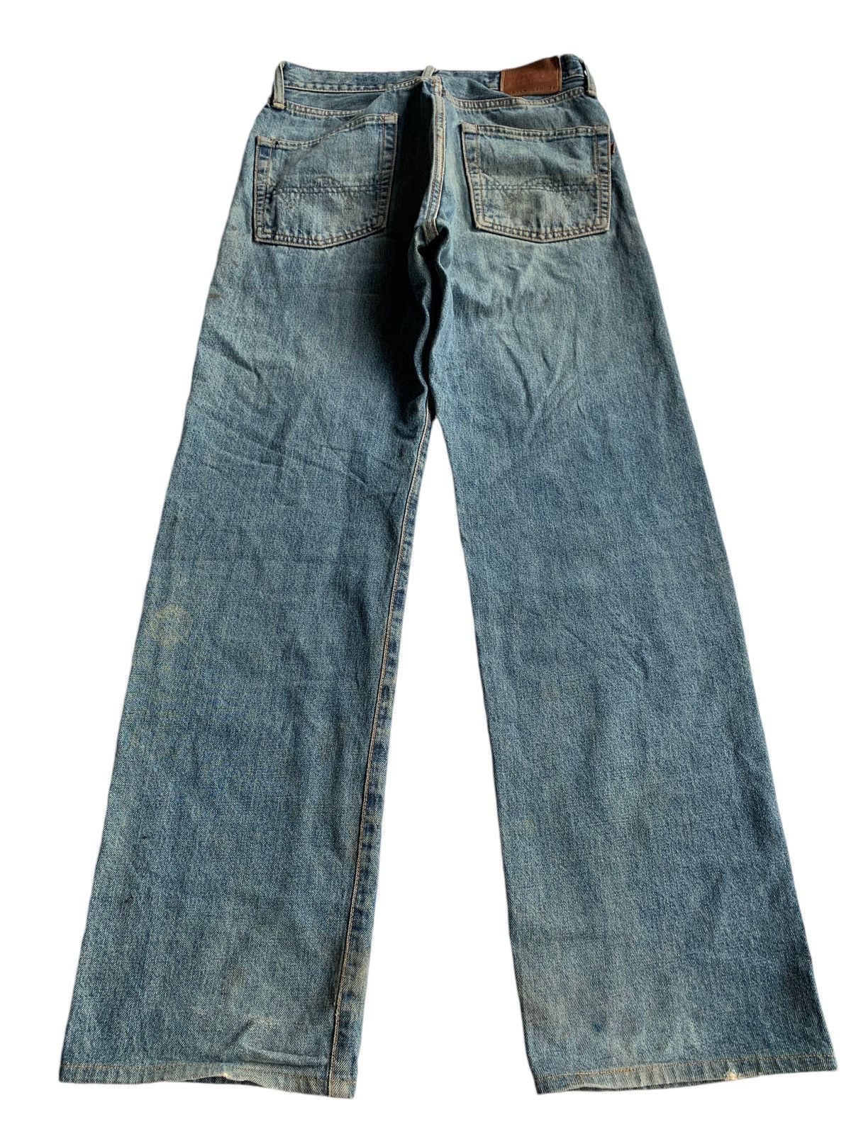 Edwin × Kapital EDWIN SELVEDGE 505X BUTTON FLY DISTRESSED DENIM Size US 30 / EU 46 - 3 Thumbnail