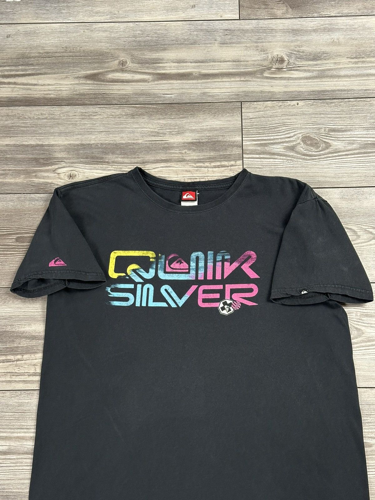 Quiksilver × Vintage Y2K Quiksilver T Shirt Size US L / EU 52-54 / 3 - 5 Thumbnail