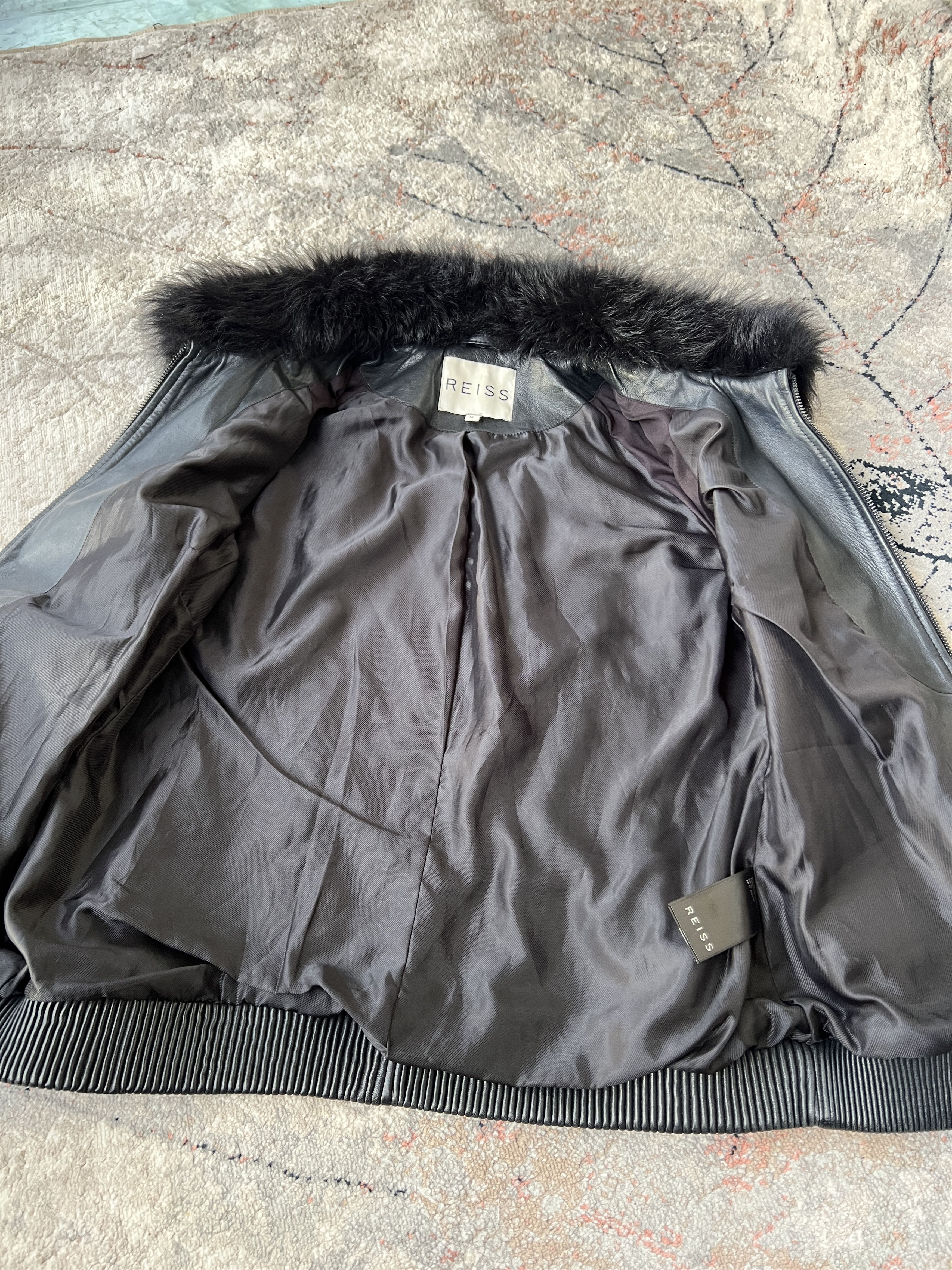 Reiss Reiss Leather Jacket Size M / US 6-8 / IT 42-44 - 2 Thumbnail