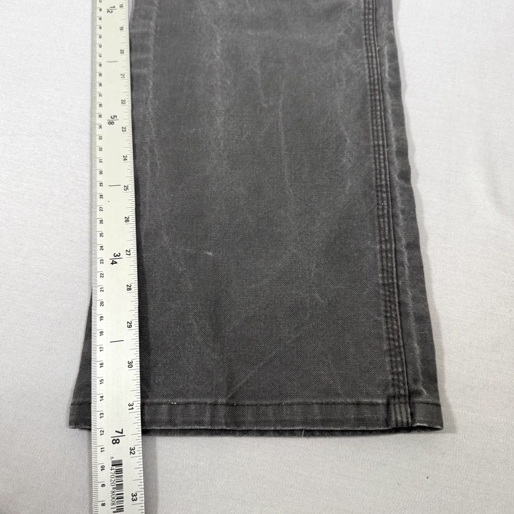 Dickies Dickies Pants Mens 34x32 Gray Canvas Carpenter Straight Fit Stretch Workwear Y2K Size US 34 / EU 50 - 4 Thumbnail