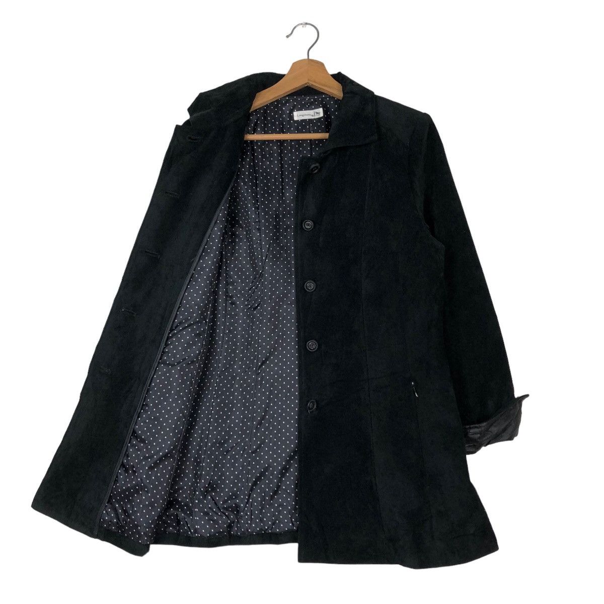 Japanese Brand 🔥 Rich Black - Vintage Long Jacket Longchamp Size US M / EU 48-50 / 2 - 11 Thumbnail