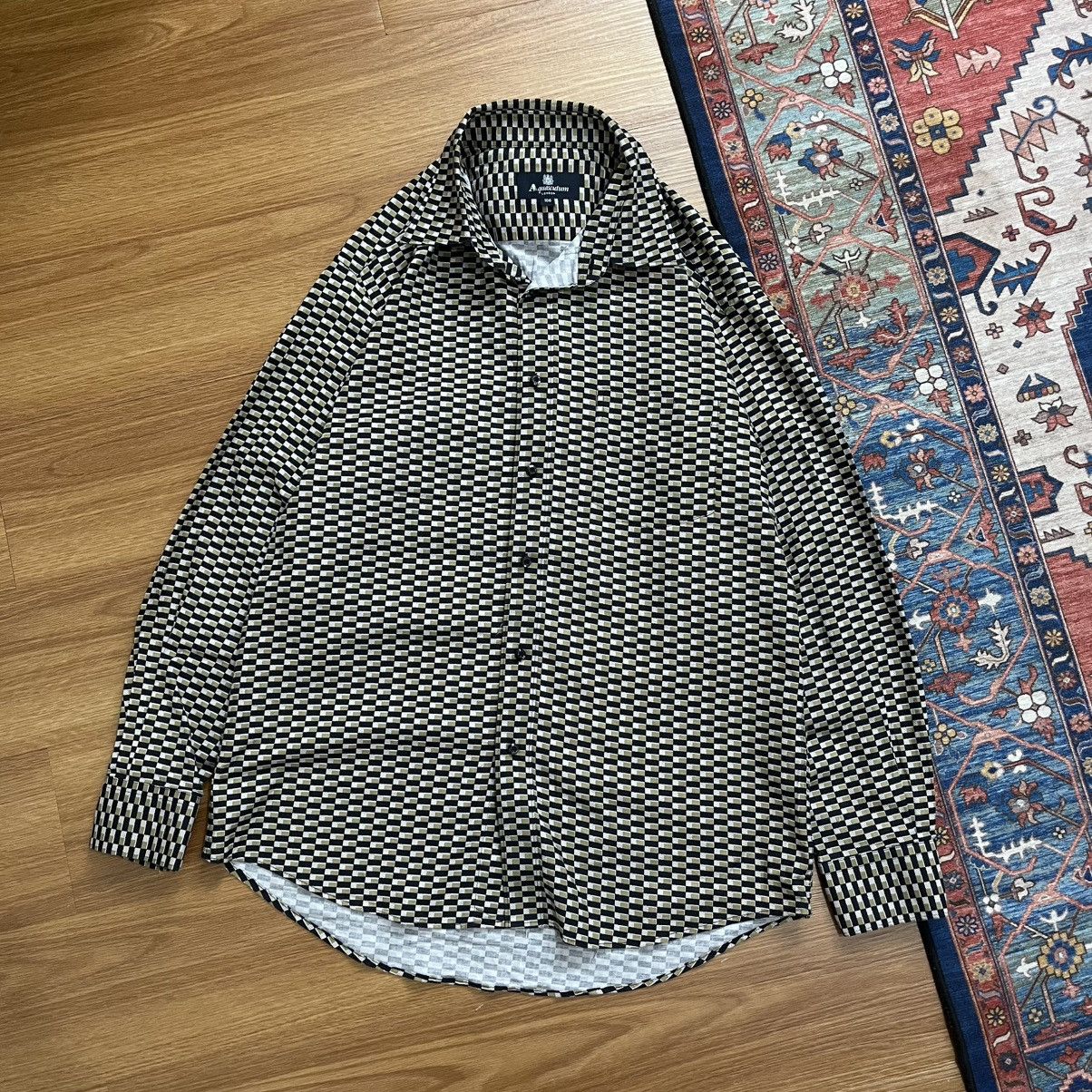 Aquascutum Aquascutum Geometric Shirt Size US L / EU 52-54 / 3 - 1 Thumbnail