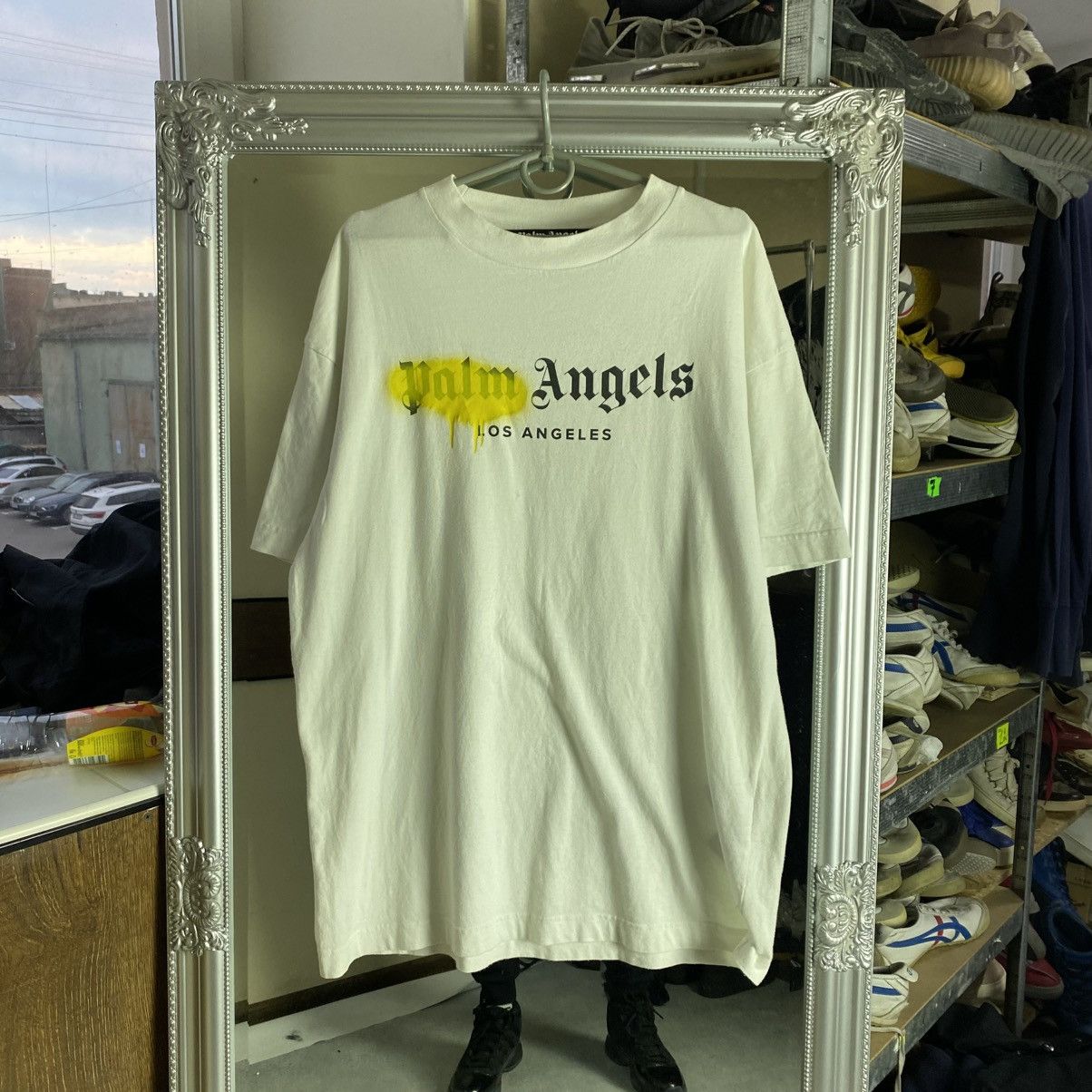 Palm Angels Palm Angels “Los Angeles” T-Shirt – White – Size L Size US L / EU 52-54 / 3 - 1 Thumbnail