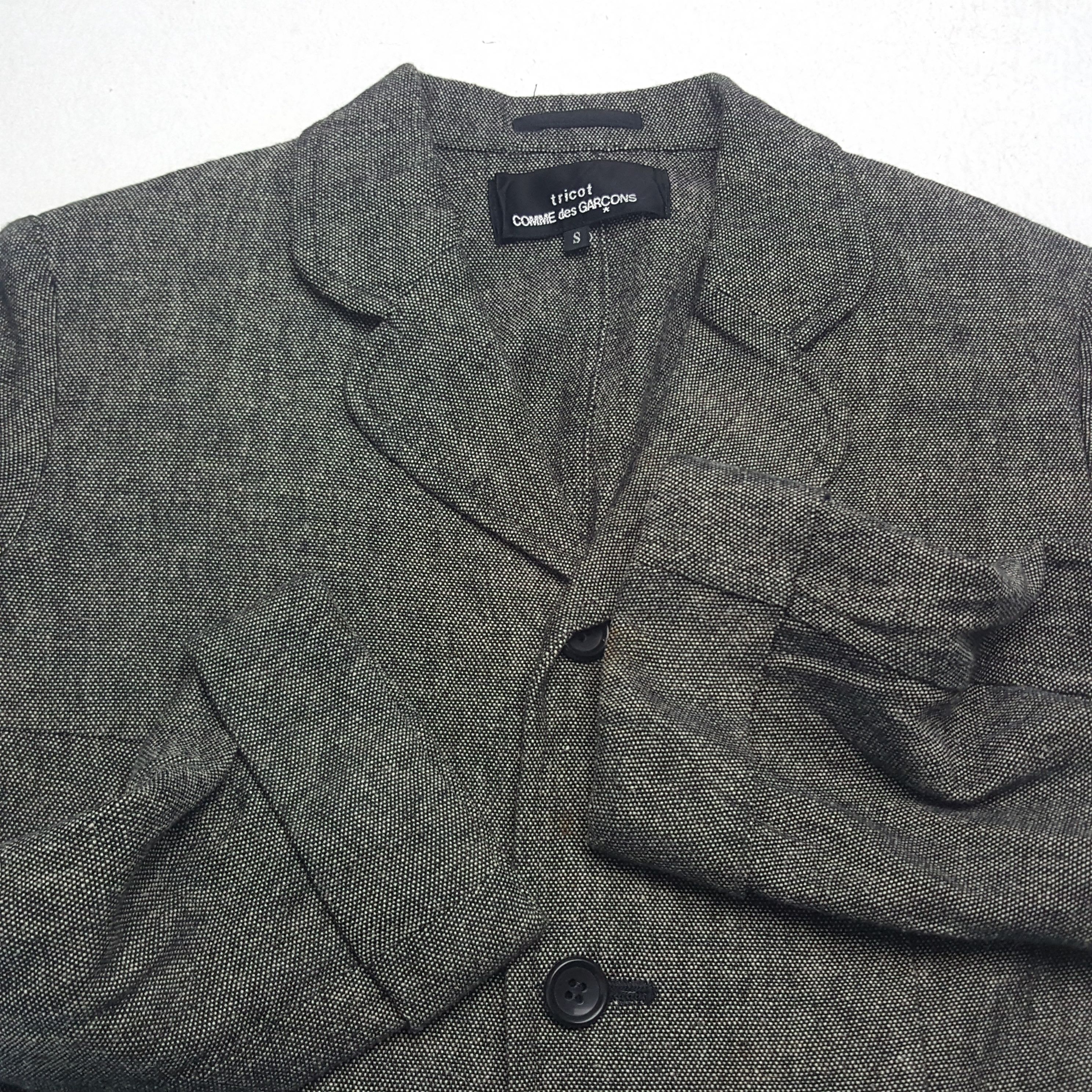 Comme des Garcons × Tricot Comme des Garcons × Vintage Vintage Tricot COMME DES GARÇONS Blazer Coat Jacket Size S / US 4 / IT 40 - 5 Thumbnail