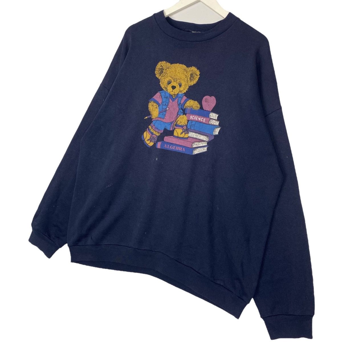 Vintage Vintage 80/90s Bears Sweatshirt Navy Blue Made In USA Size XL / US 12-14 / IT 48-50 - 2 Thumbnail