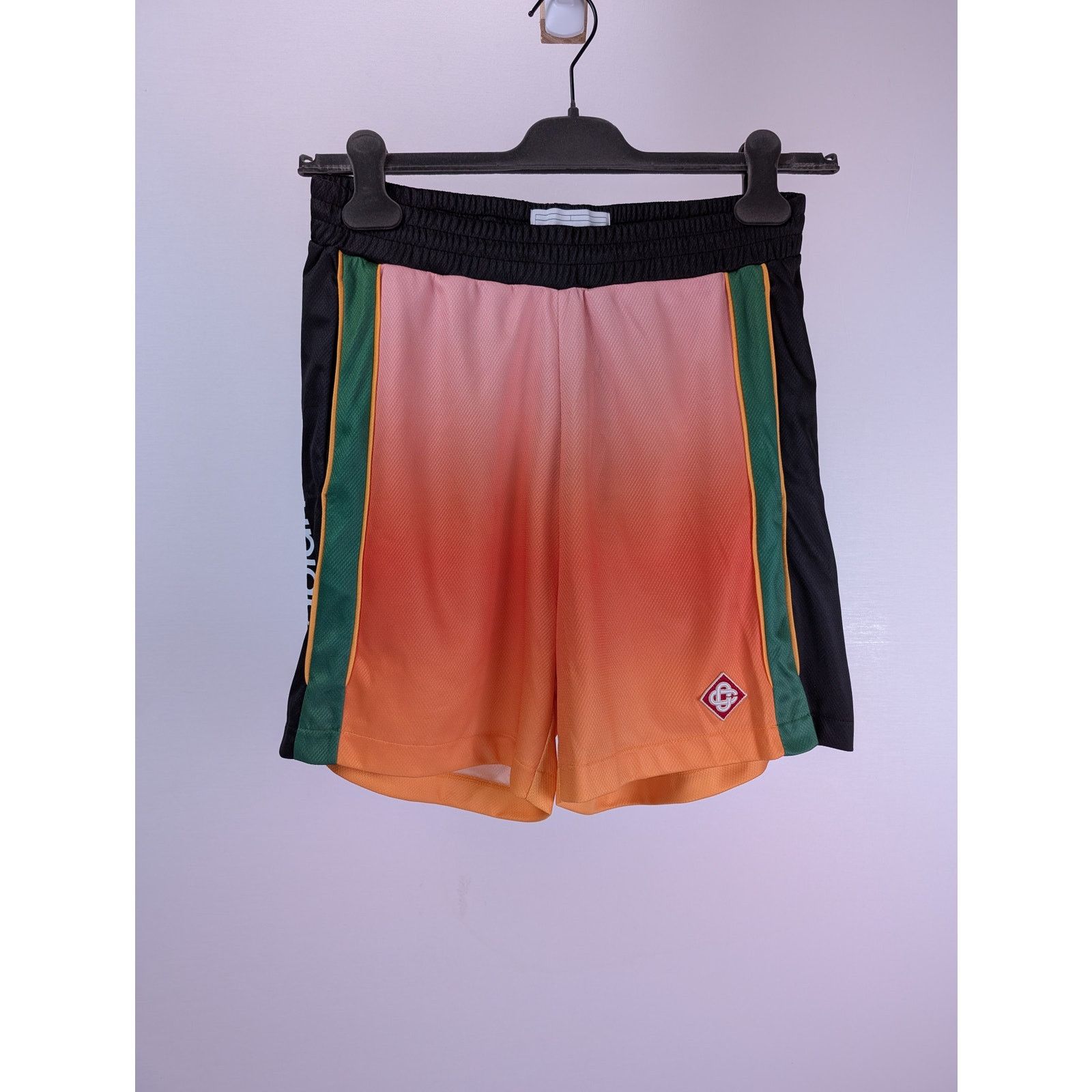 Casablanca o1rshd1 CC20 Birdseye Mesh Men's Football Shorts Multicolor Size US 32 / EU 48 - 2 Thumbnail