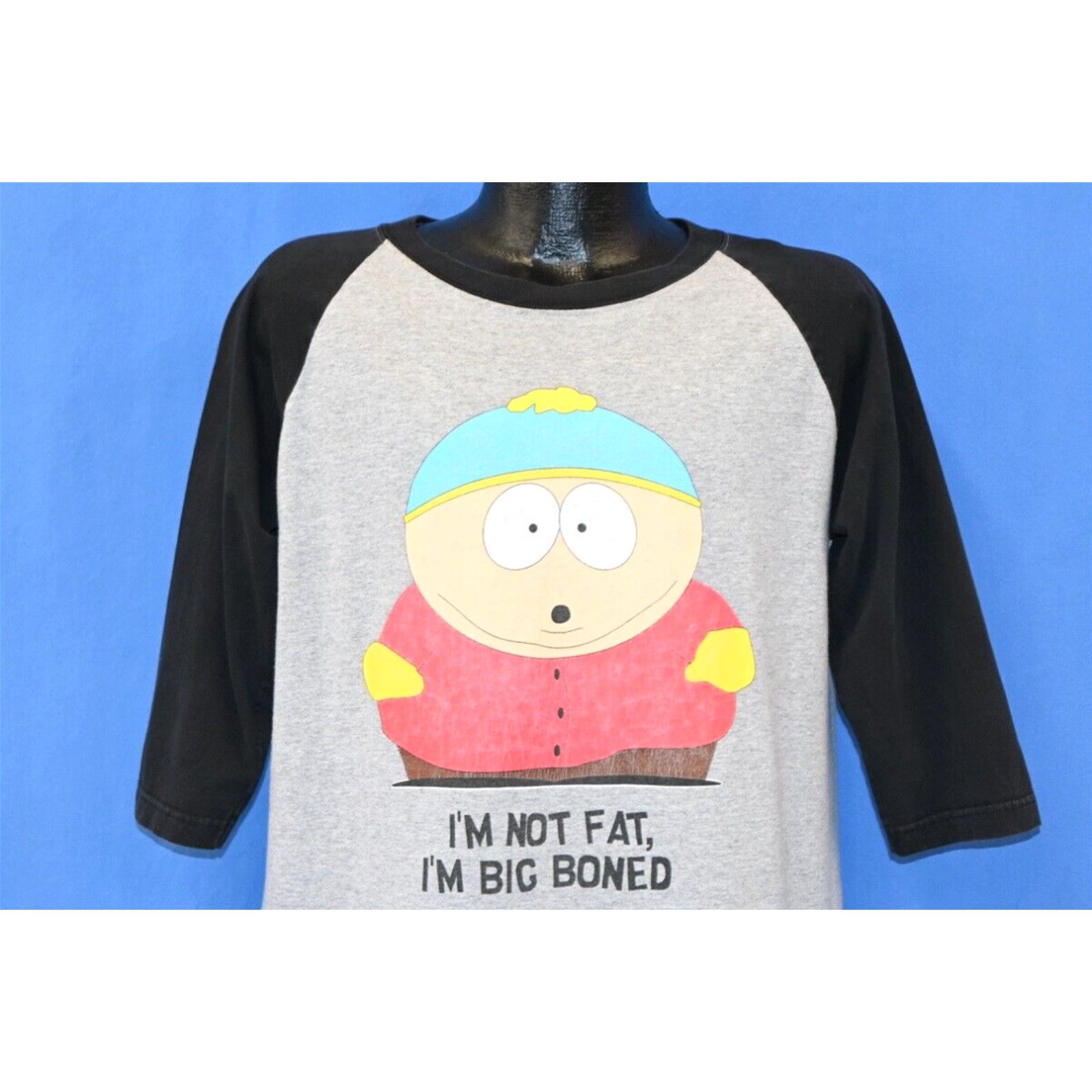 Vintage vtg 90s SOUTH PARK CARTMAN IM NOT FAT IM BIG BONED TV COMEDY ...