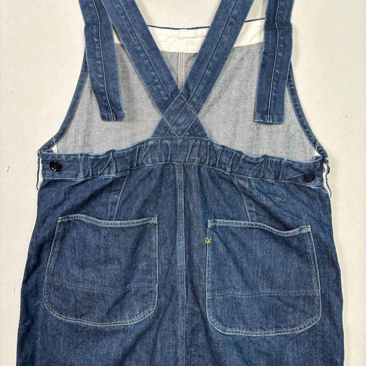 45rpm 45RPM JAPAN BLUE DENIM JUMPER DRESS SKIRT Size S / US 4 / IT 40 - 5 Thumbnail