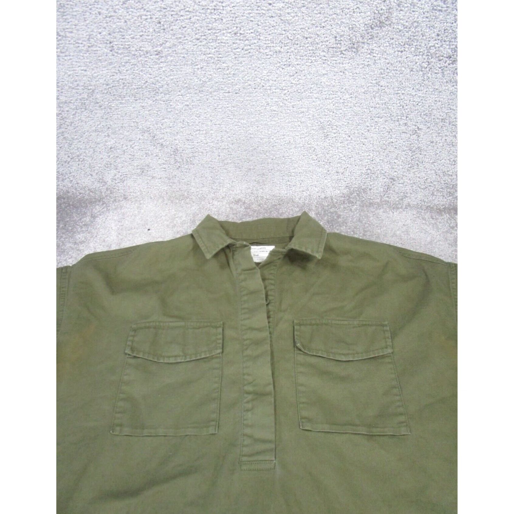 Vintage Rei Co-Op Womens Small Green Cotton Short Sleeved T-Shirt Dress XL Extra Large Size S / US 4 / IT 40 - 2 Thumbnail