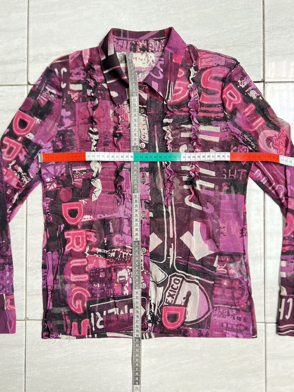 Other LUITHEMIS Mesh Pink Shirt Size US XS / EU 42 / 0 - 7 Thumbnail