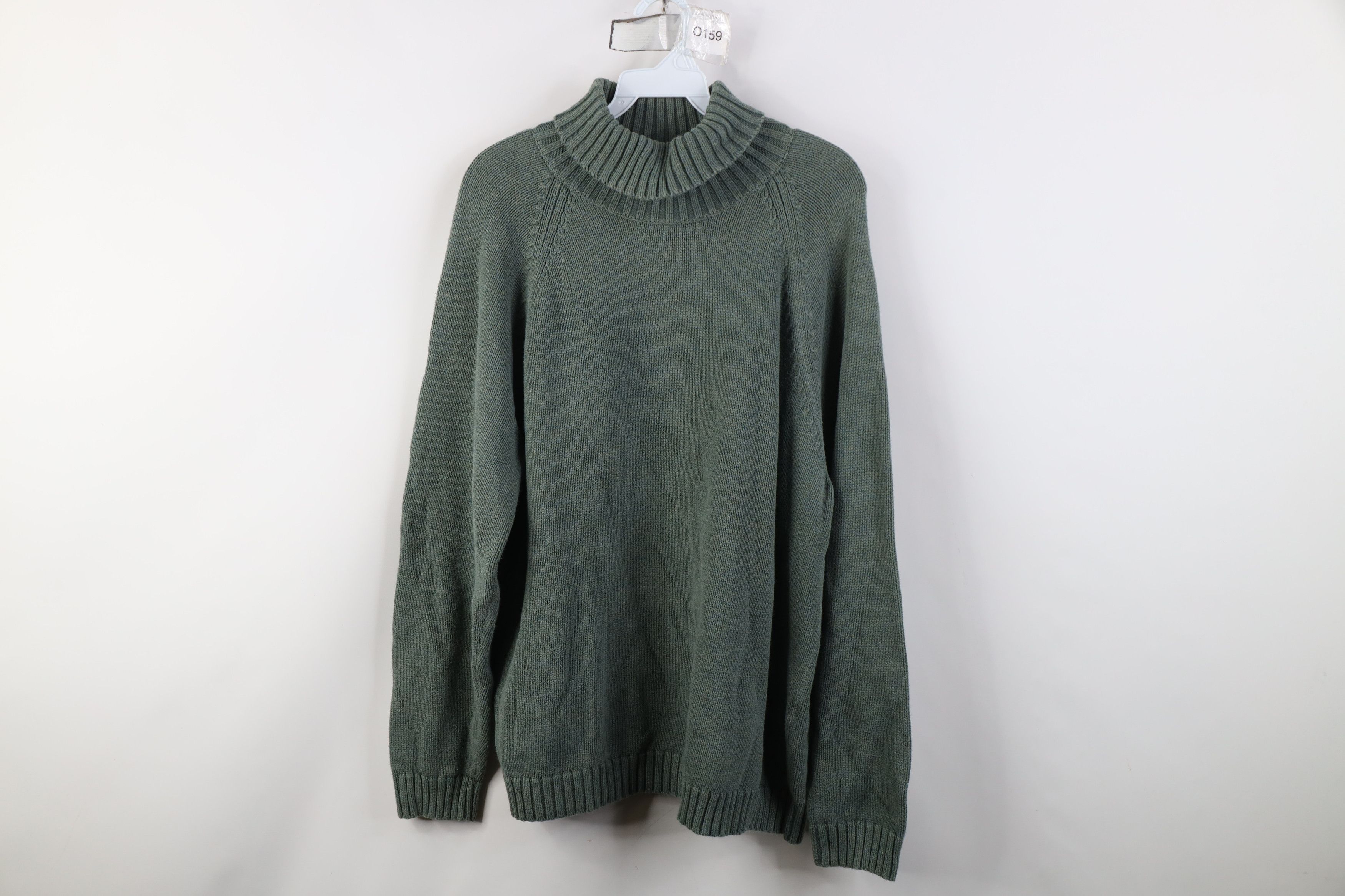 Lands' End Vintage 90s Lands End Ribbed Knit Turtleneck Sweater Japan Size XL / US 12-14 / IT 48-50 - 1 Thumbnail