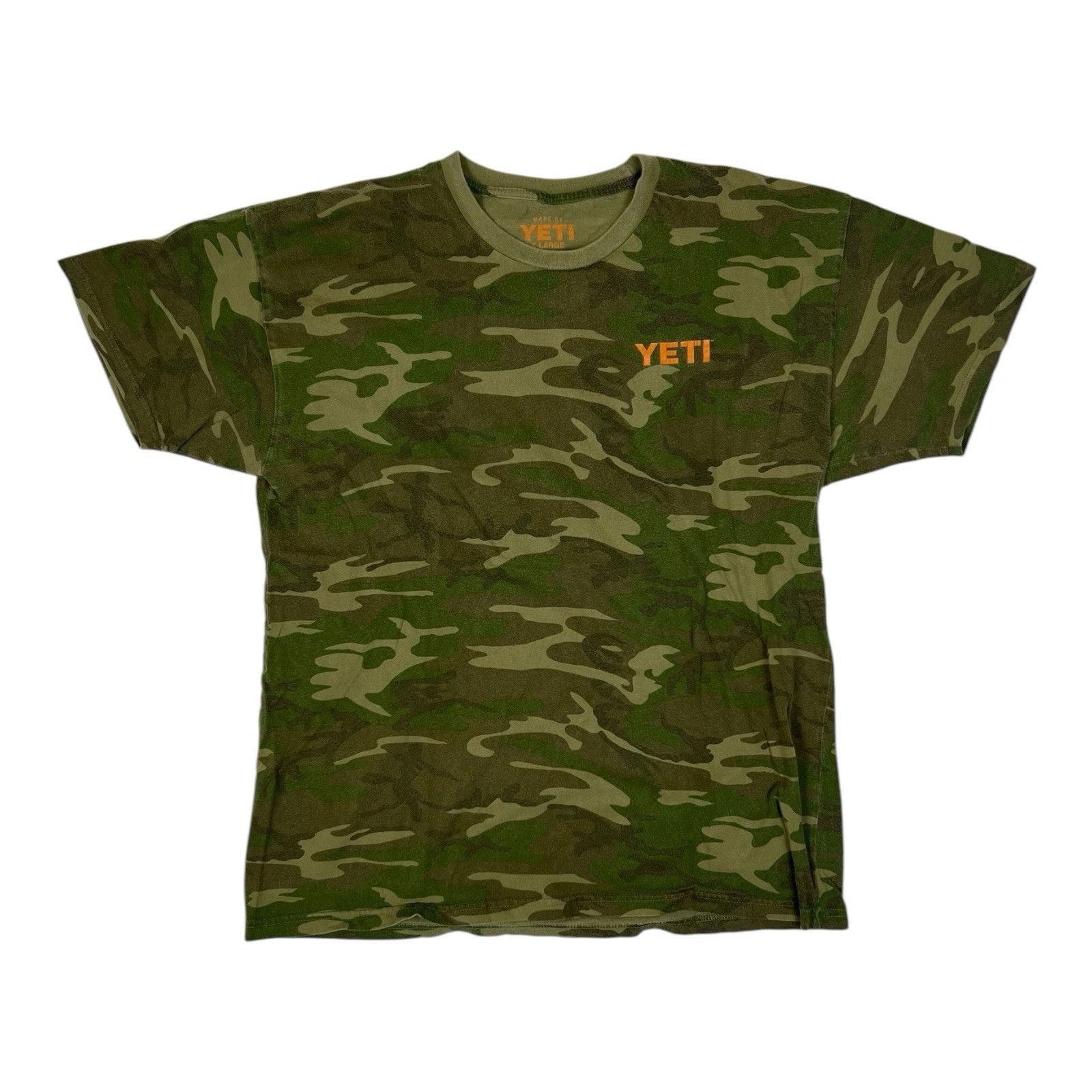 Yeti YETI T-Shirt Mens Size 2XL Camo Orange Print "Built For The Size US XXL / EU 58 / 5 - 1 Thumbnail