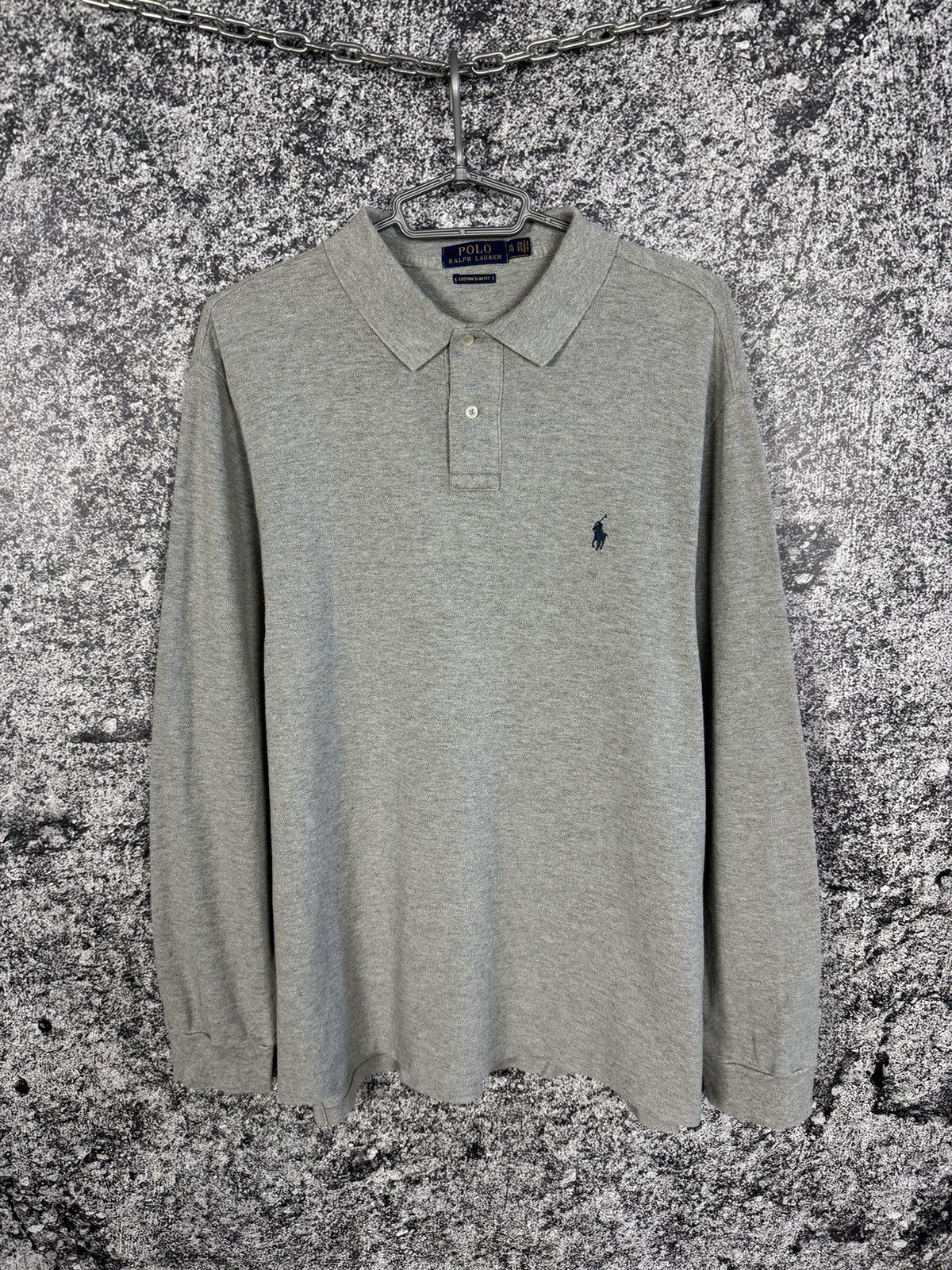 Polo Ralph Lauren Polo Ralph Lauren Long Sleeve Polo Shirt Pony Logo Size XL Size US XL / EU 56 / 4 - 1 Thumbnail