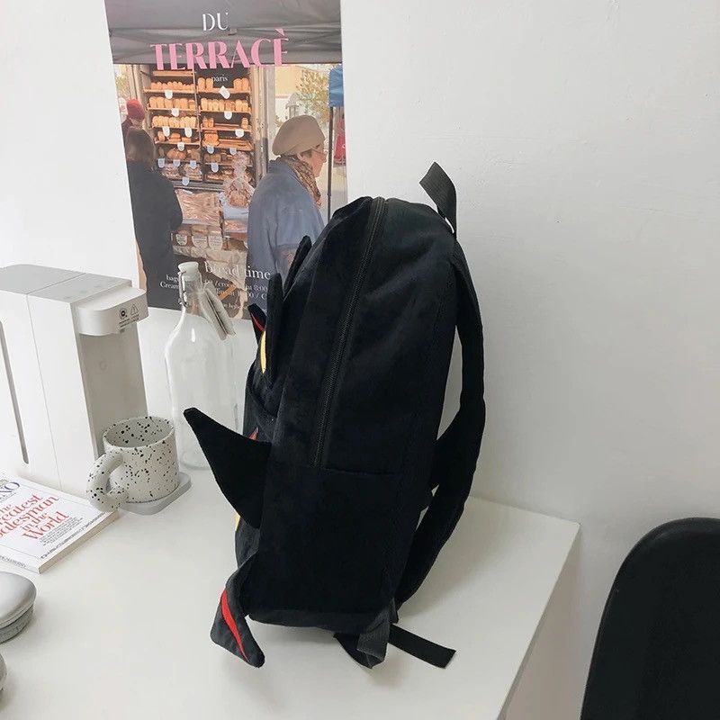 Other Black Hedgehog Plush Backpack Bag Size ONE SIZE - 3 Thumbnail