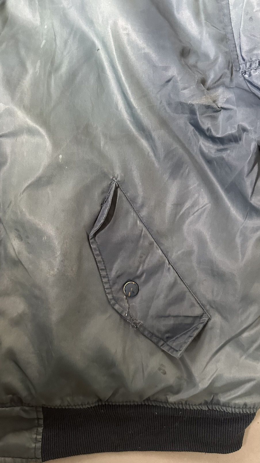 Vintage VINTAGE DISTRESSED JAPAN BOMBER JACKET Size US L / EU 52-54 / 3 - 5 Thumbnail