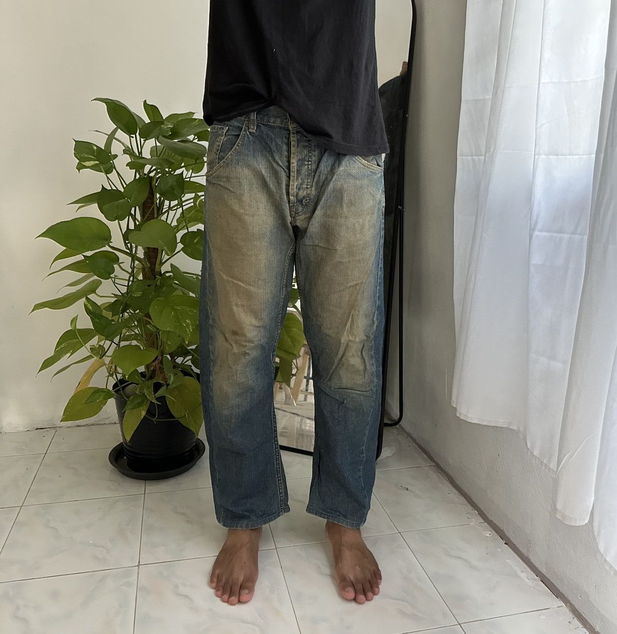 Vintage Vintage Volcom Liberated Rusty Distressed Denim Jeans Pants Size US 32 / EU 48 - 20 Thumbnail