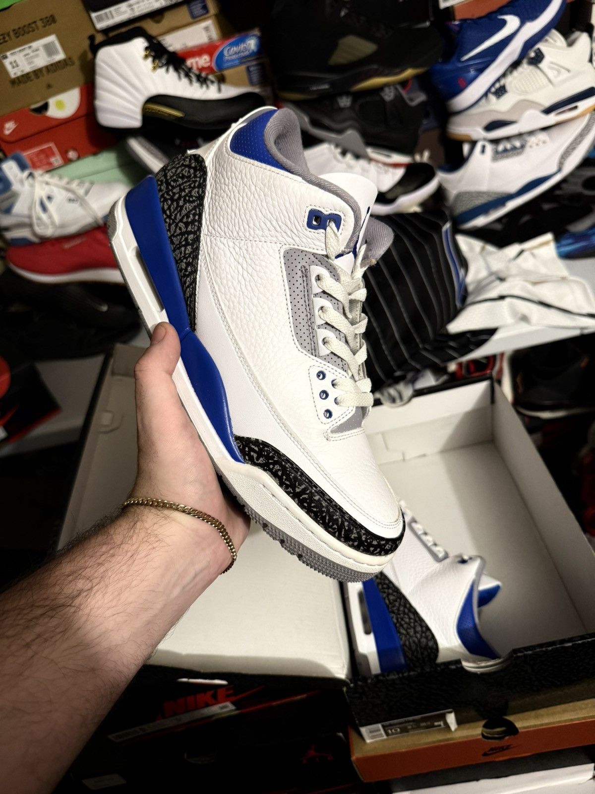 Jordan Brand Jordan retro 3 racer blue sz 10 Size US 10 / EU 43 - 1 Thumbnail