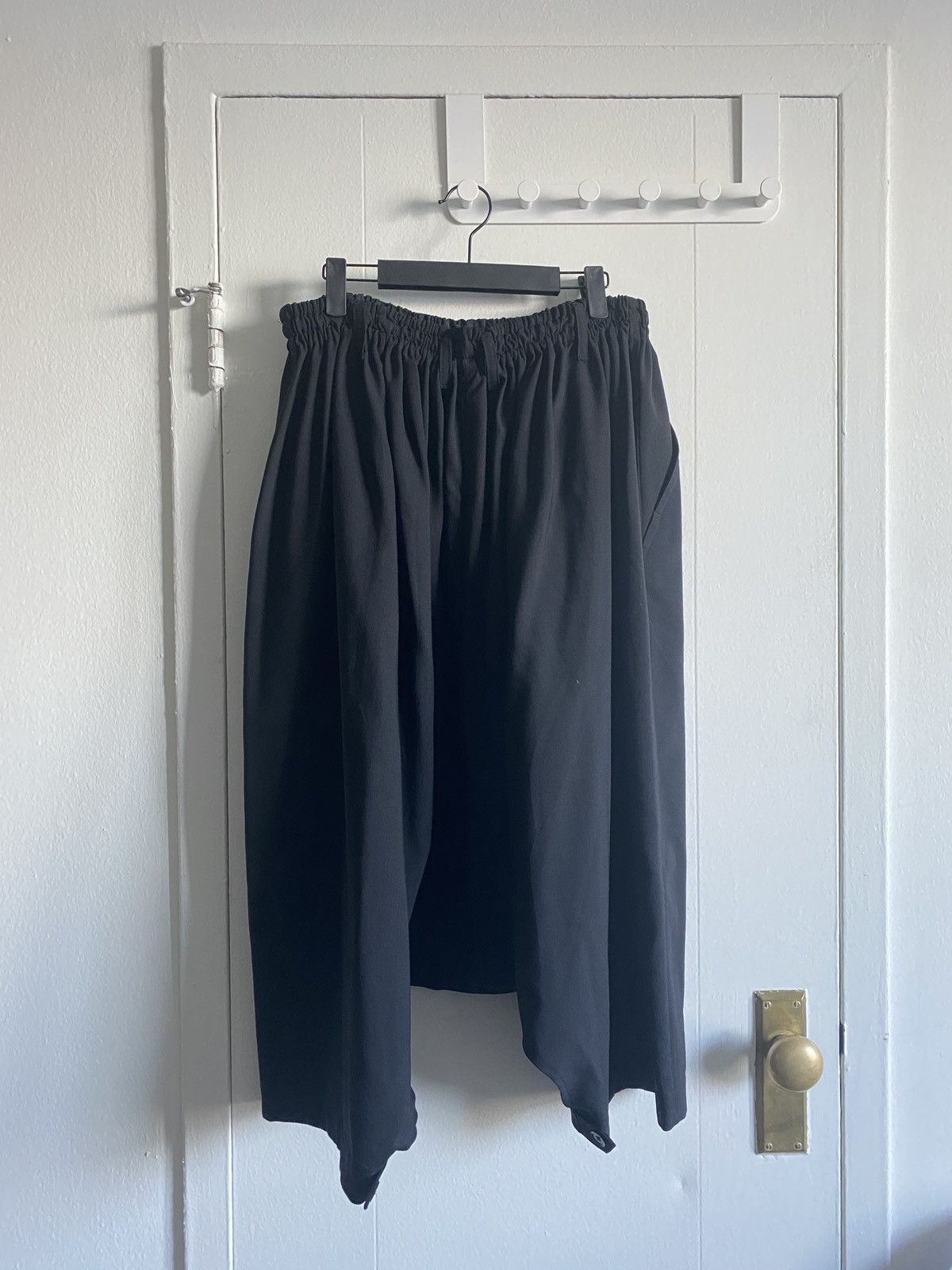 Yohji Yamamoto Wool Gabardine Drop Crotch Pants Size US 32 / EU 48 - 2 Preview
