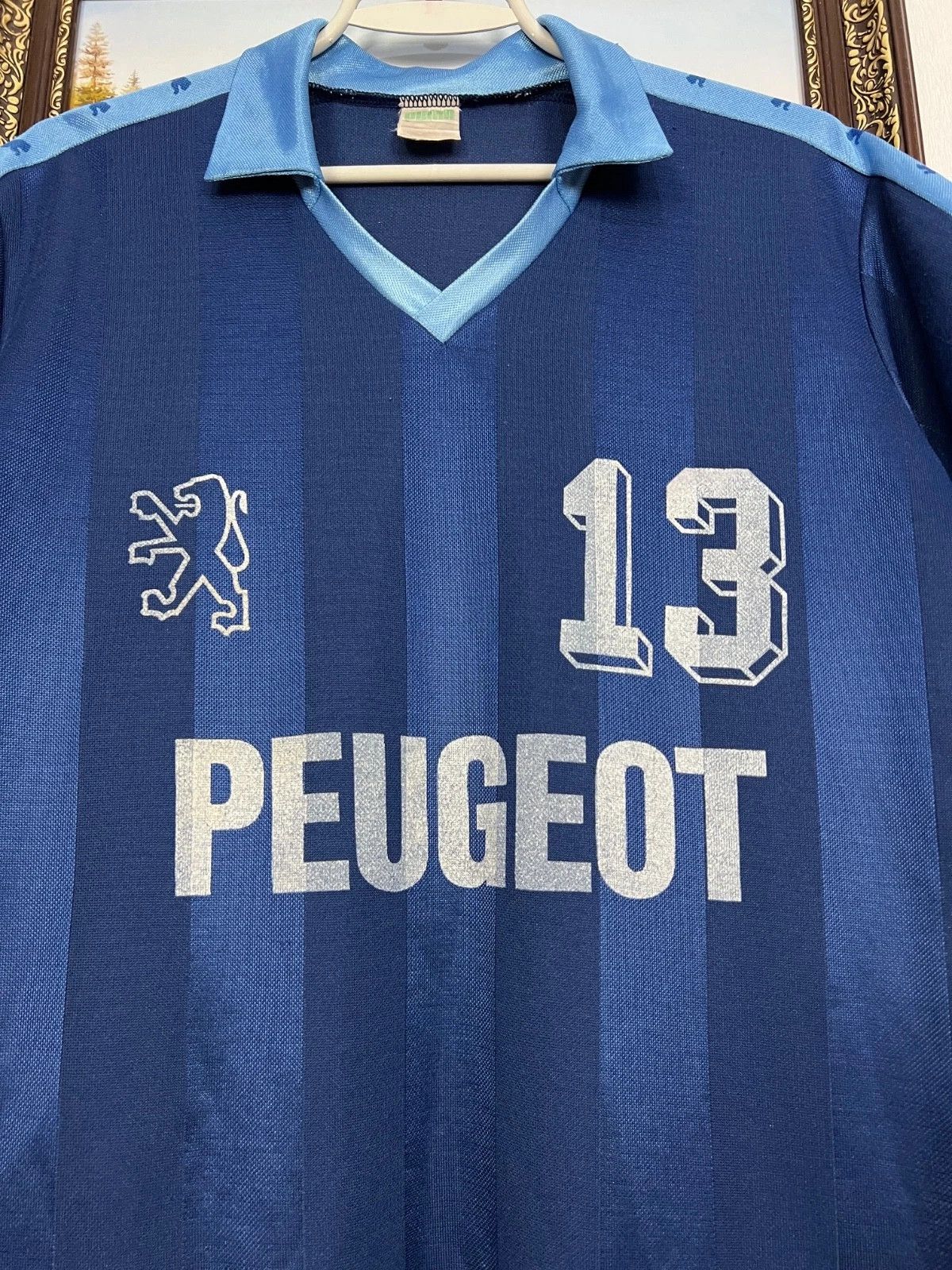 Puma Sochaux football shirt #13 1979 Match Worn Soccer Jersey Size US L / EU 52-54 / 3 - 3 Thumbnail