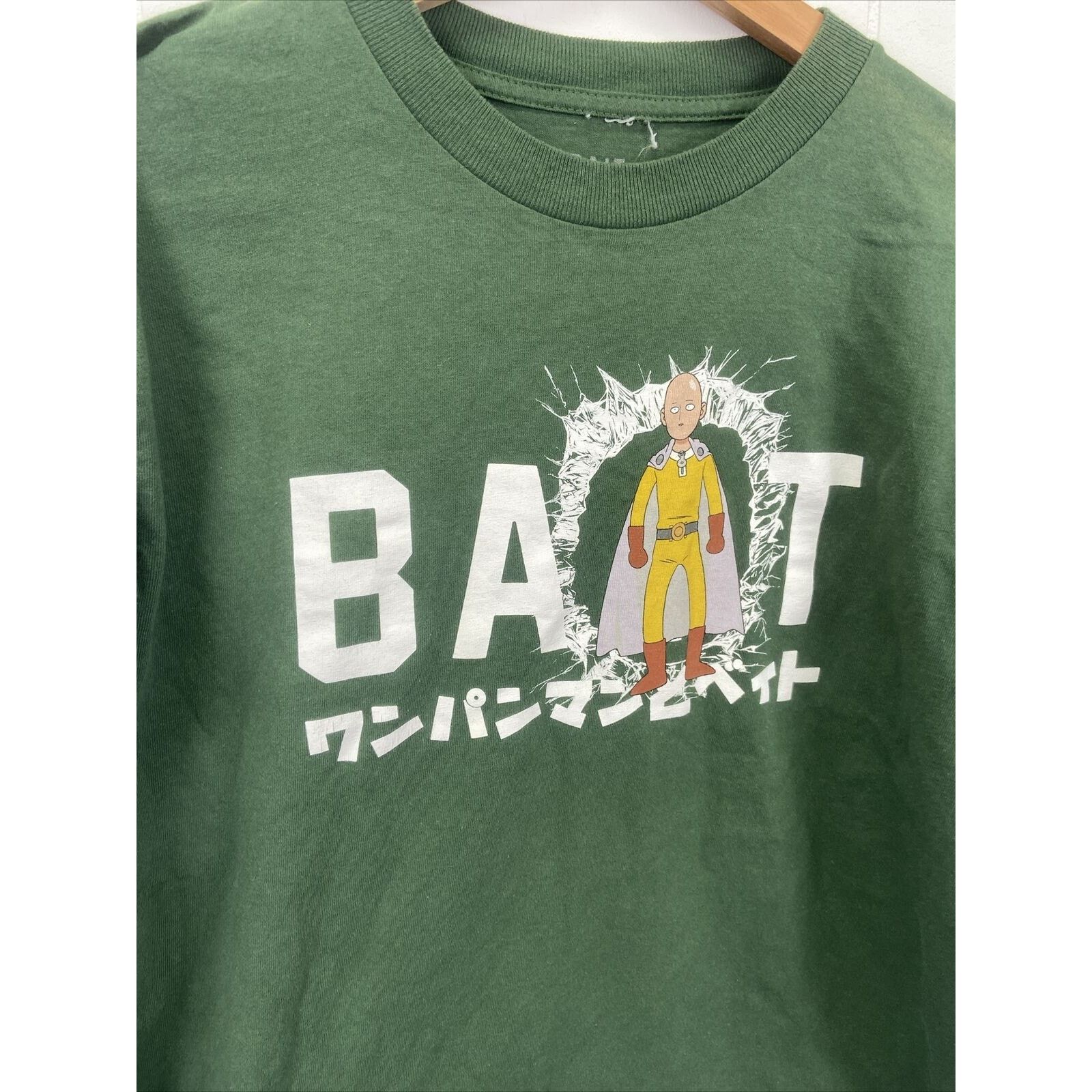 Bait Bait One Punch Man Green Long Sleeve T-Shirt Size Medium Size US M / EU 48-50 / 2 - 2 Thumbnail