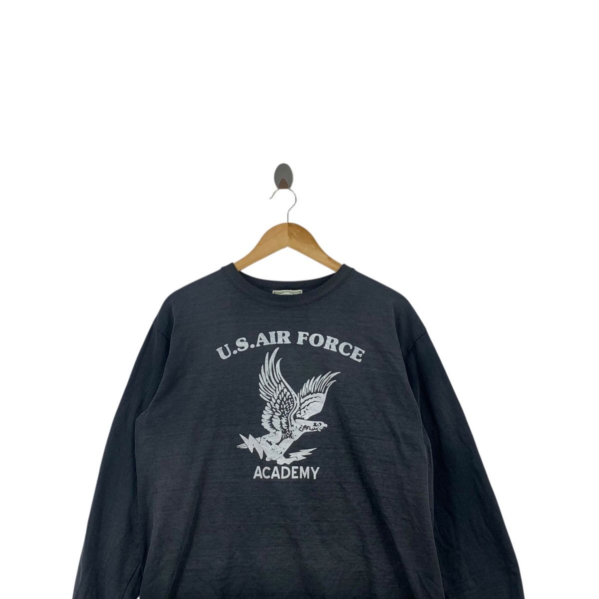 Vintage Vintage HOUSTON USAF ACADEMY Air Force Sun Faded Tee Shirt Size US XL / EU 56 / 4 - 2 Thumbnail