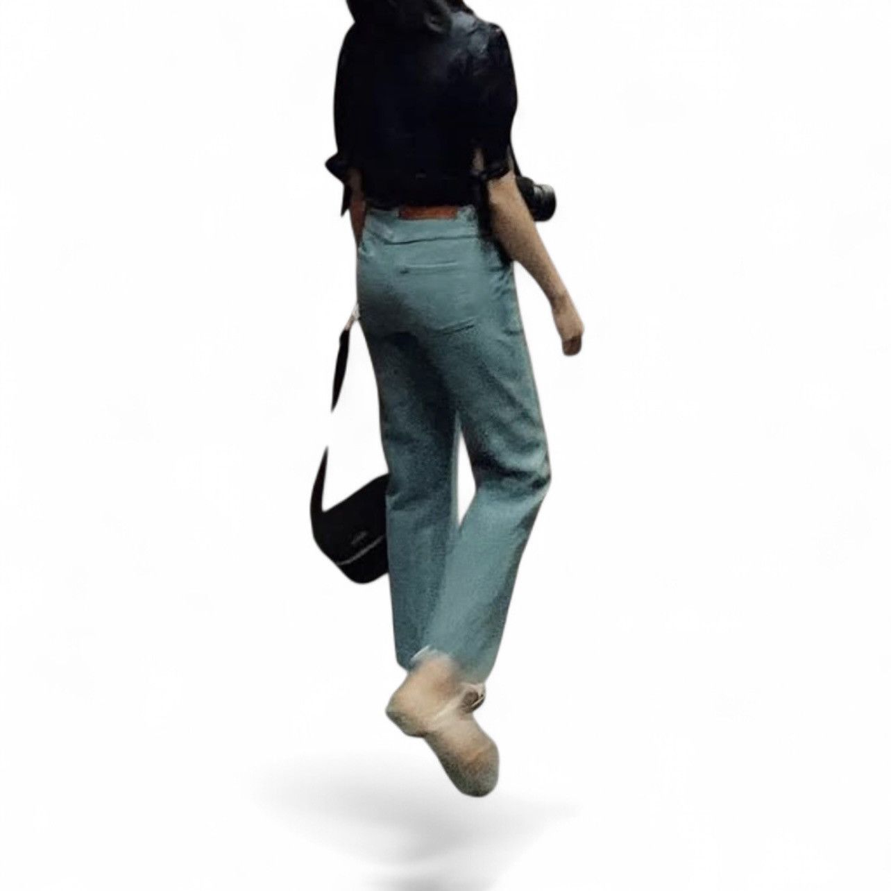 Loewe LOEWE High-Waisted Straight-Leg Jeans – Size 34 Size 25" / US 0 / IT 36 - 12 Thumbnail