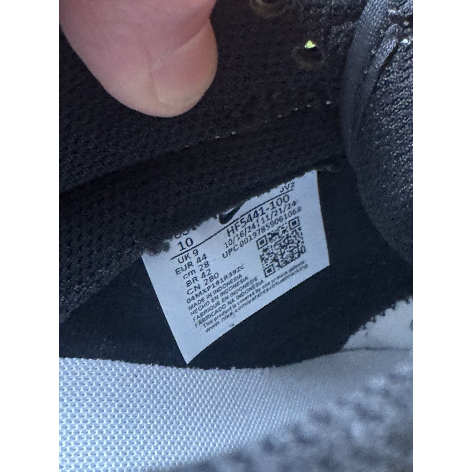 Nike Nike Dunk Low Black White Size 10 Size US 10 / EU 43 - 6 Thumbnail