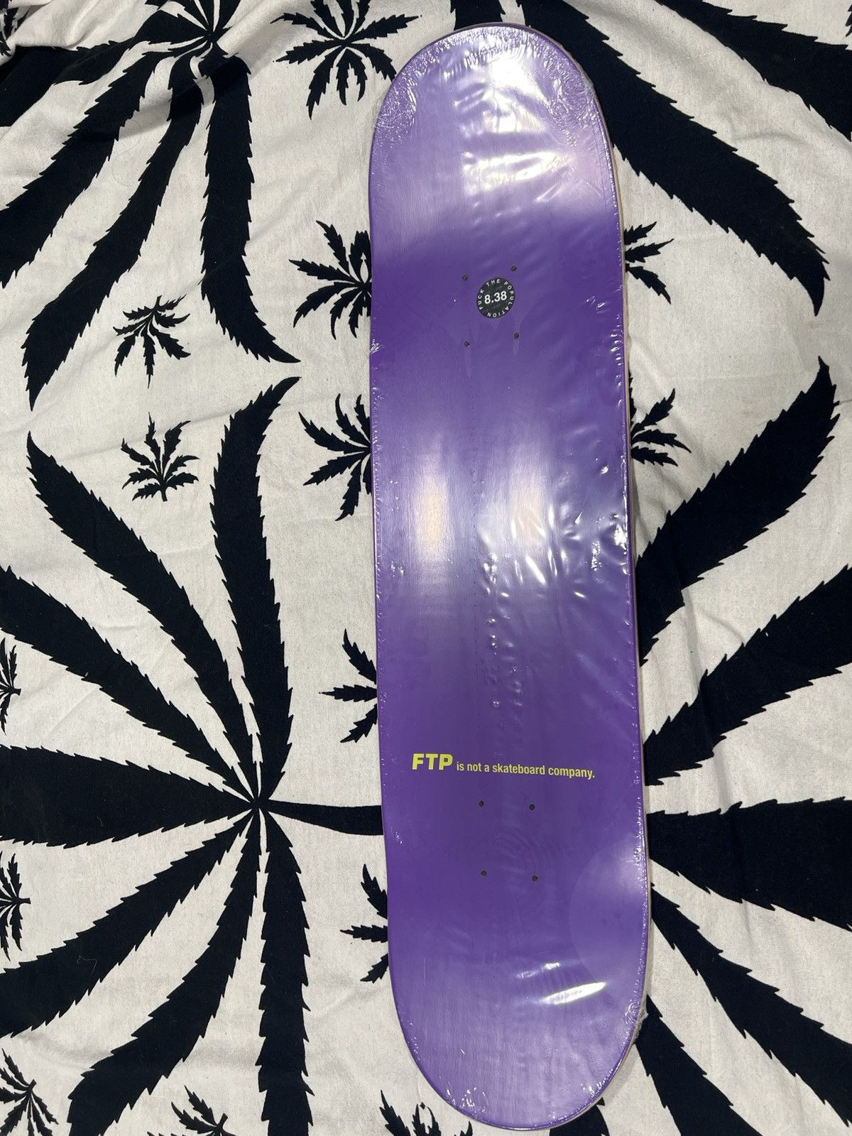Fuck The Population Fuck The Population Deck Purple Size ONE SIZE - 2 Thumbnail