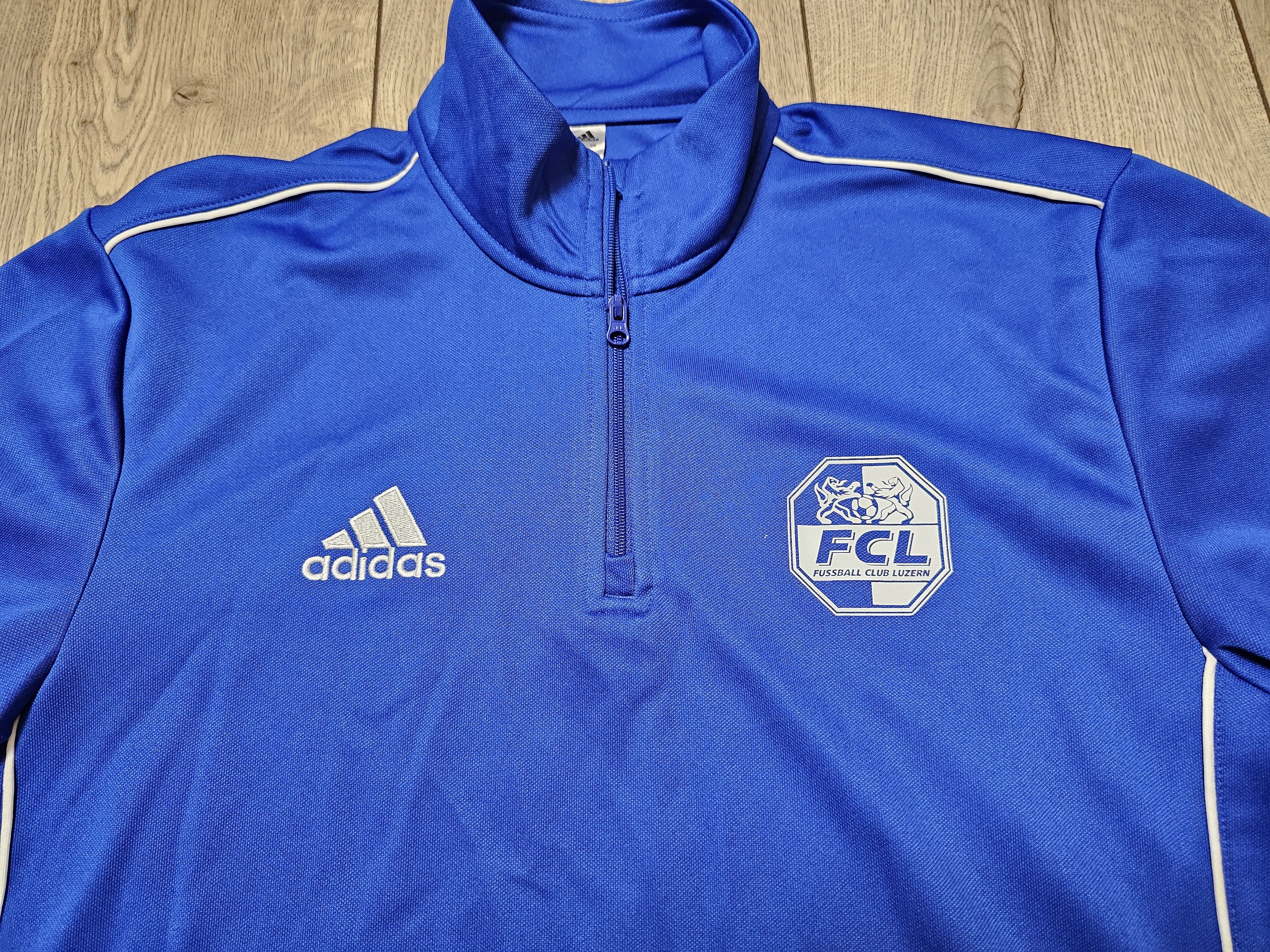 Adidas LUZERN 2018 FOOTBALL JACKET SOCCER JACKET 1/3 ZIP LONG Size US S / EU 44-46 / 1 - 3 Thumbnail