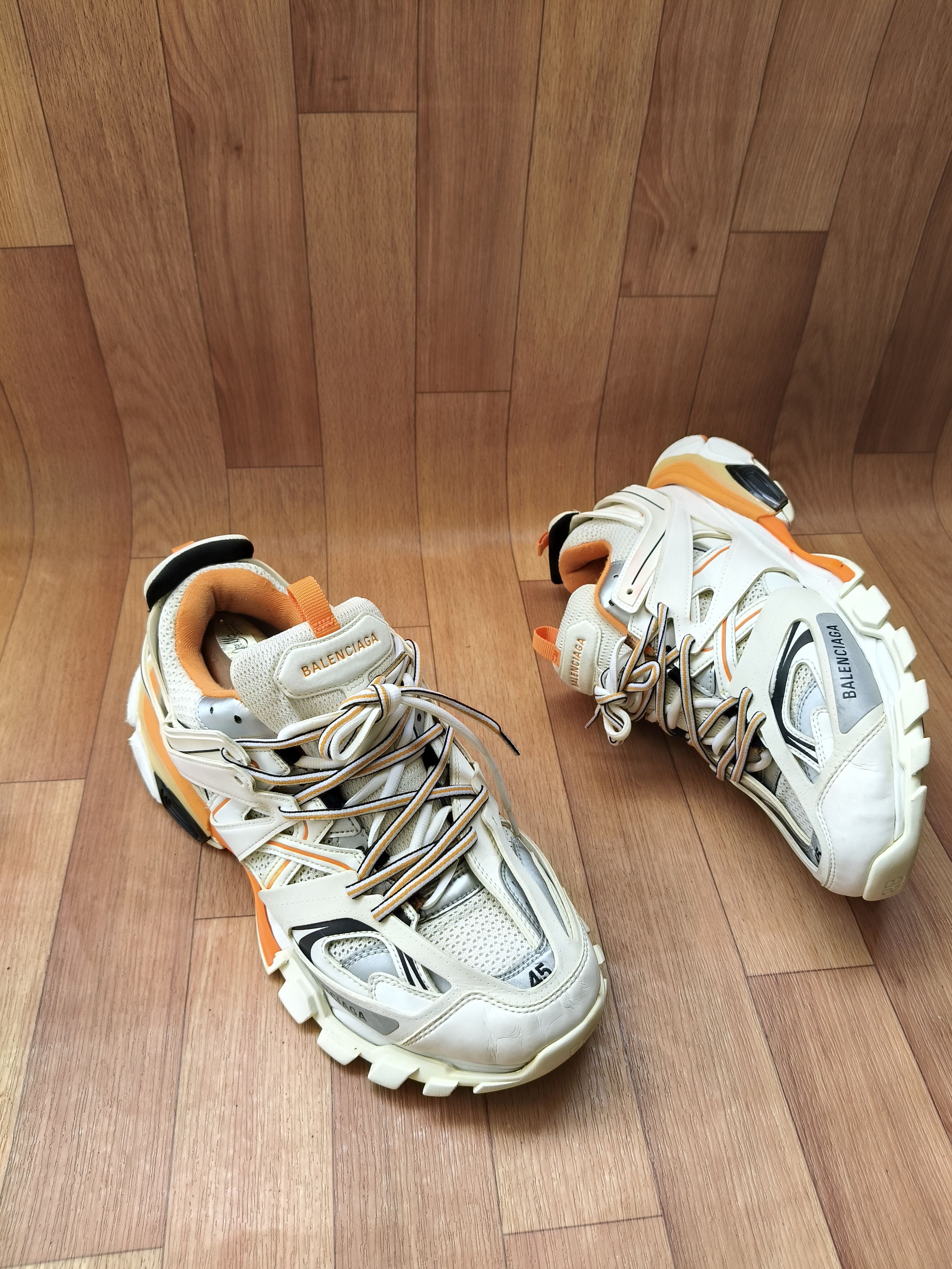 Balenciaga 💥 BALENCIAGA TRACK ORANGE Size US 12.5 / EU 45-46 - 3 Thumbnail