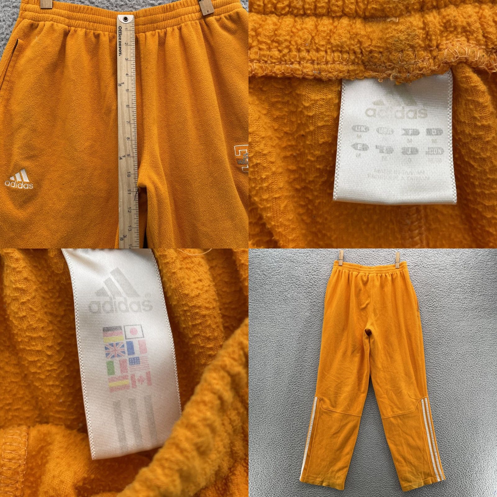 Adidas VINTAGE Adidas Track Pant Womens Med Orange Terry Cloth Training Sportswear 90's Size 32" / US 10 / IT 46 - 8 Thumbnail