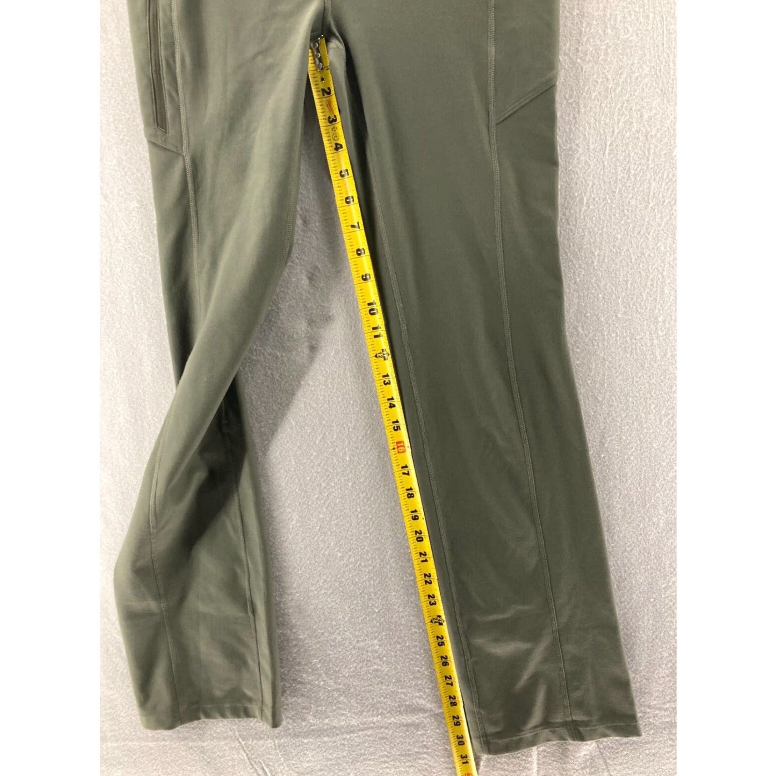 Eddie Bauer Eddie Bauer Yoga Pants Womens Slim Cotton Blend Green Yoga Slimming Beach Activewear Pants Size 28" / US 6 / IT 42 - 5 Thumbnail