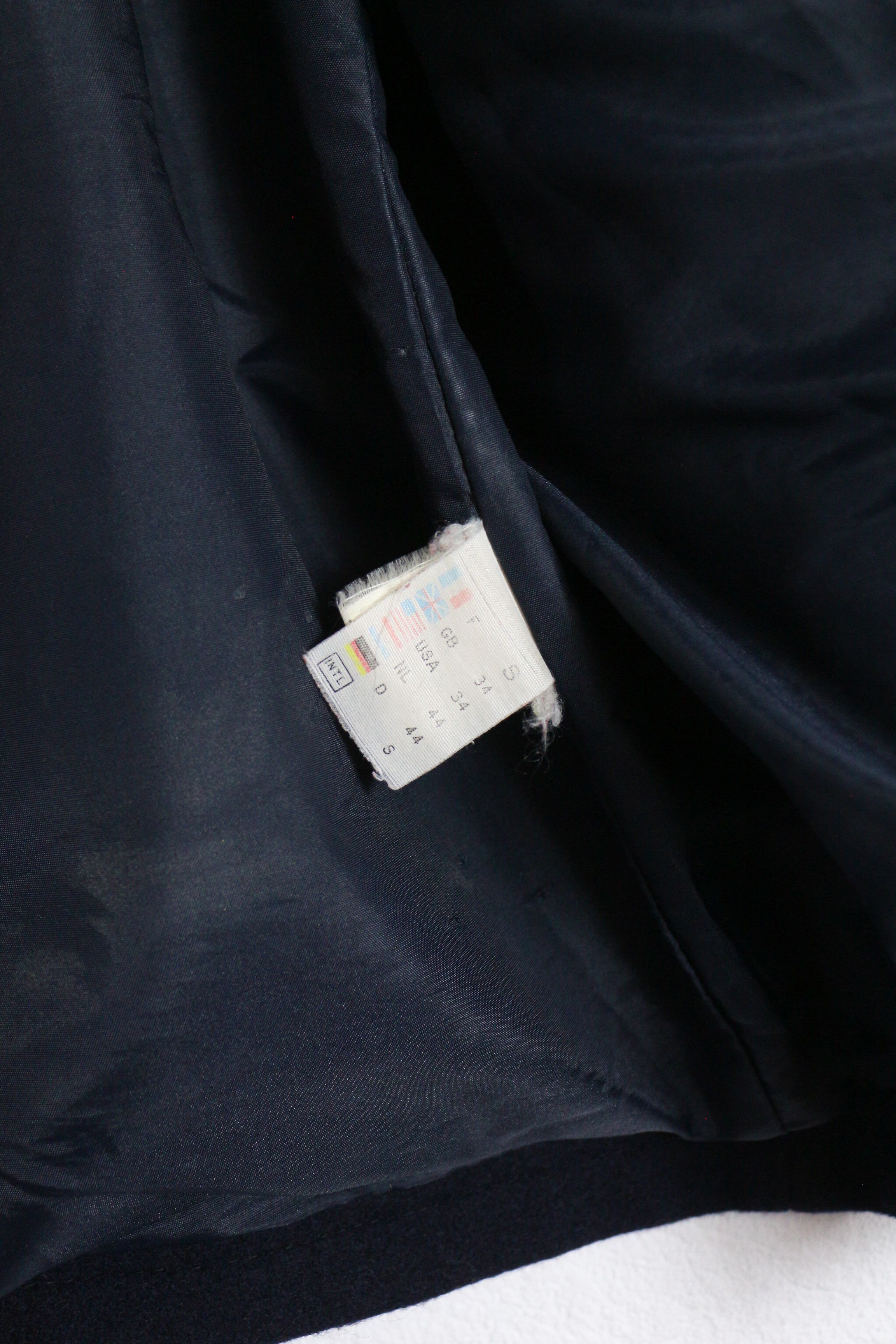 Saint James Saint James Navy Marine Sailor Pea Coat 90s Vintage Size US S / EU 44-46 / 1 - 7 Thumbnail